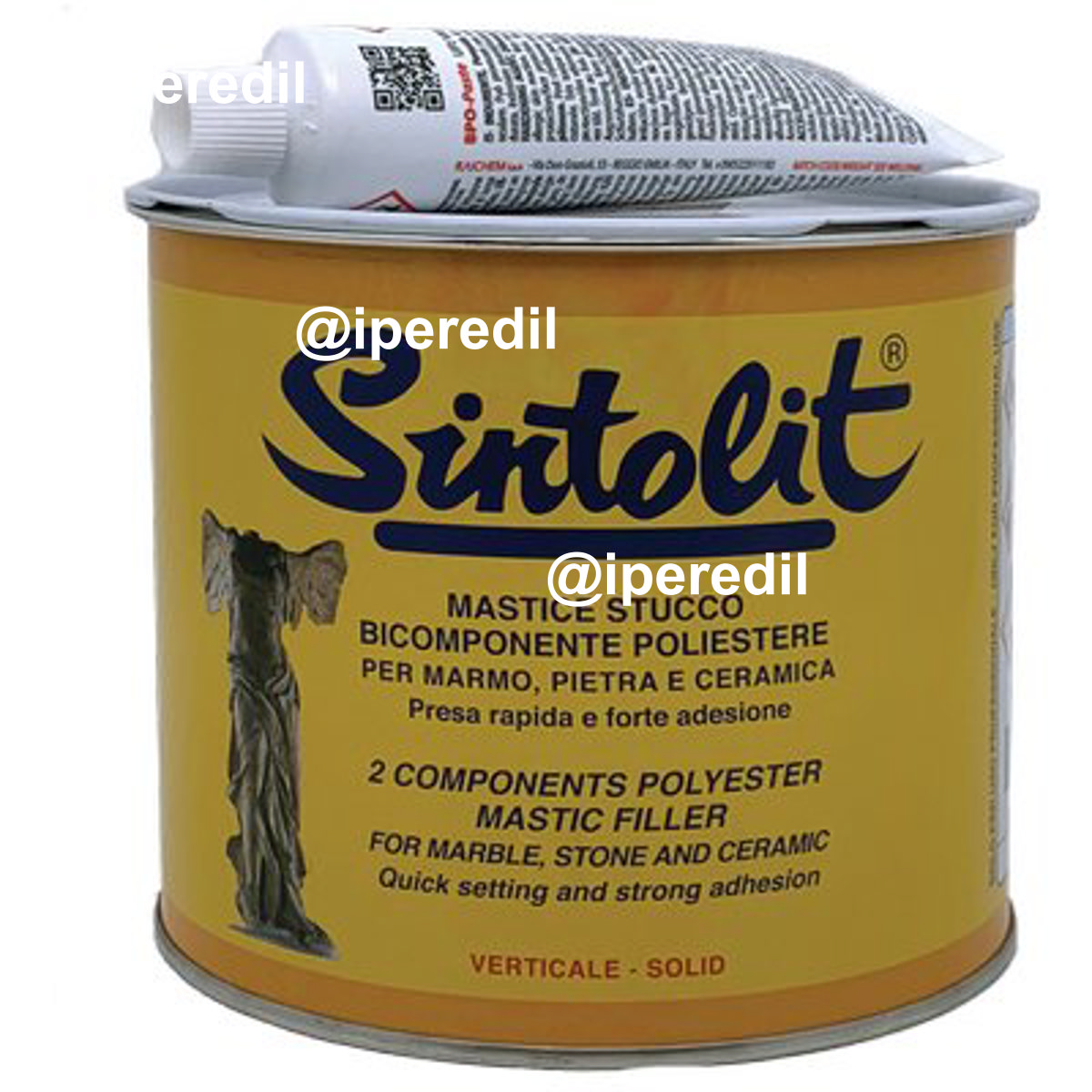 STUCCO MARMO VERTICALE SINTOLIT BIANCO ML 750