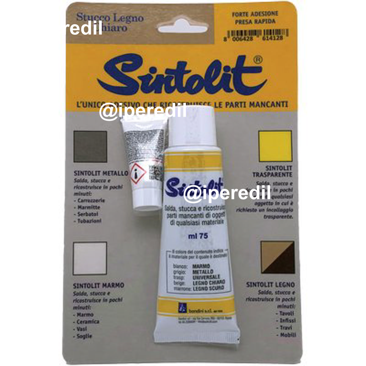 STUCCO LEGNO FAI DA TE SELF SINTOLIT CHIARO ML 75