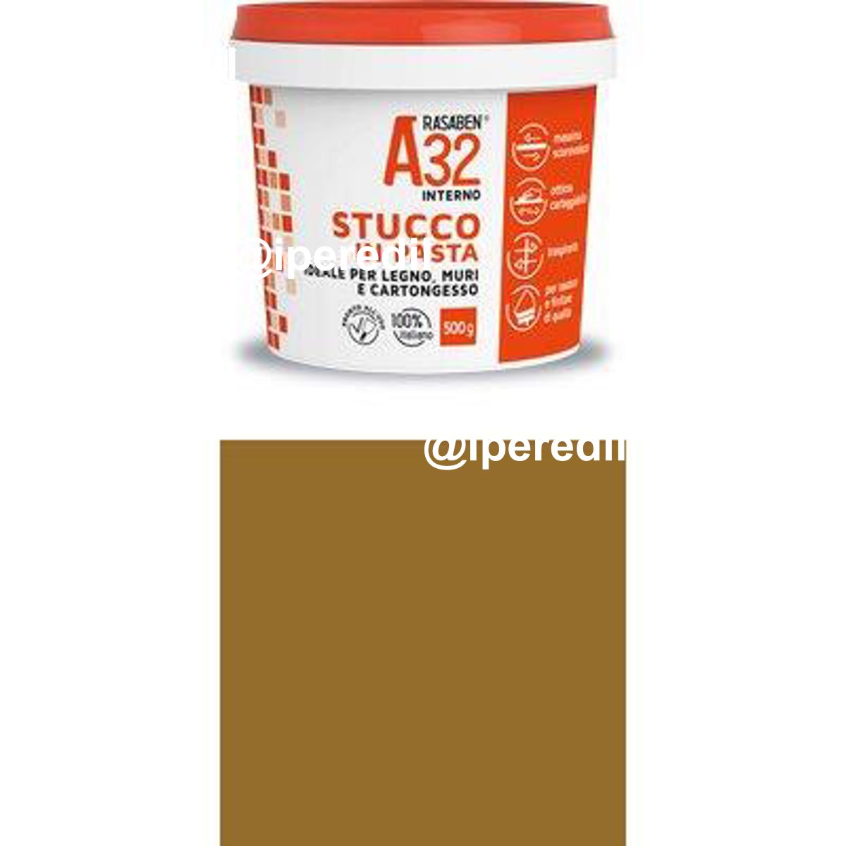 STUCCO PASTA LEGNO A32 K2 RASABEN DOUGLAS KG 0,5