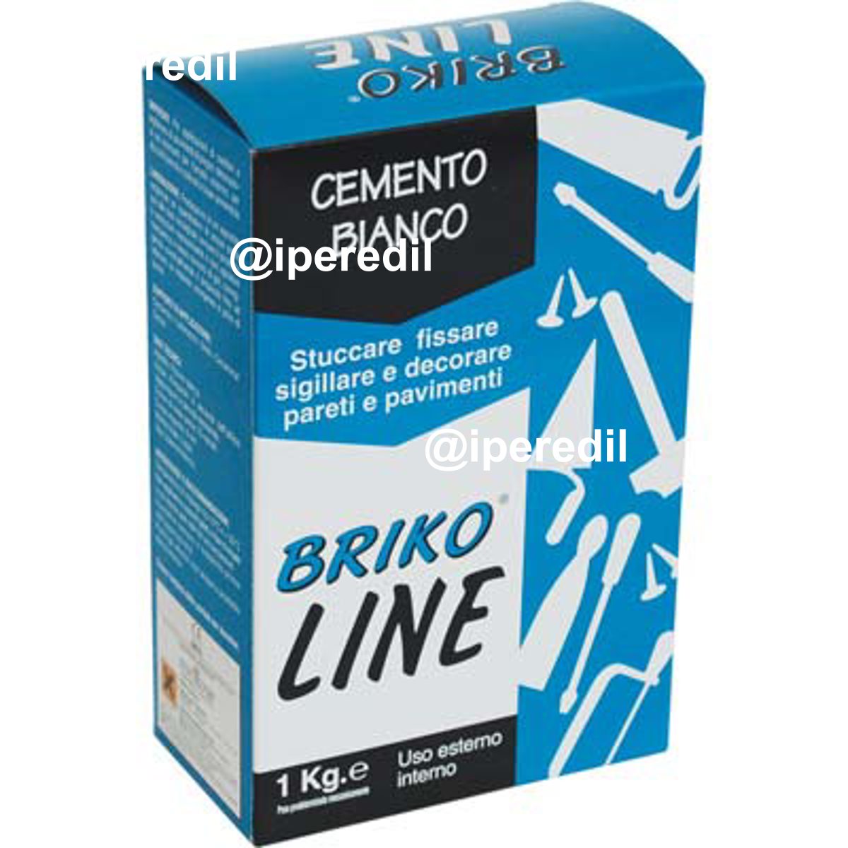CEMENTO BIANCO BRIKO LINE KG 1