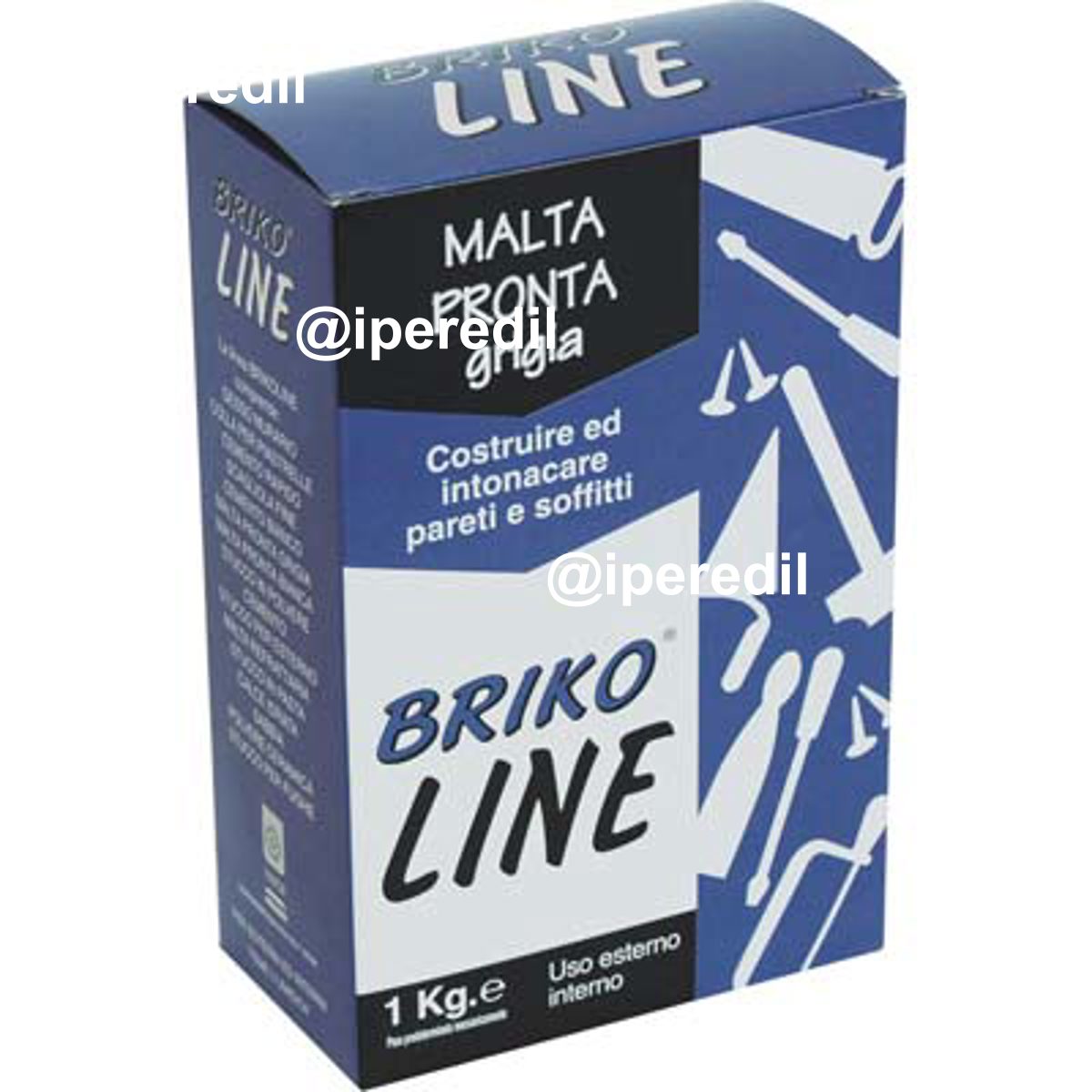 INTONACO PRONTO GRIGIO BRIKO LINE KG 1 - 08340012