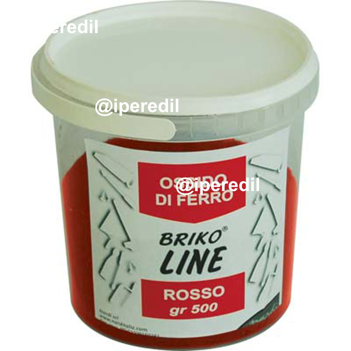 OSSIDO SINTETICO BRIKO LINE ROSSO GR 500