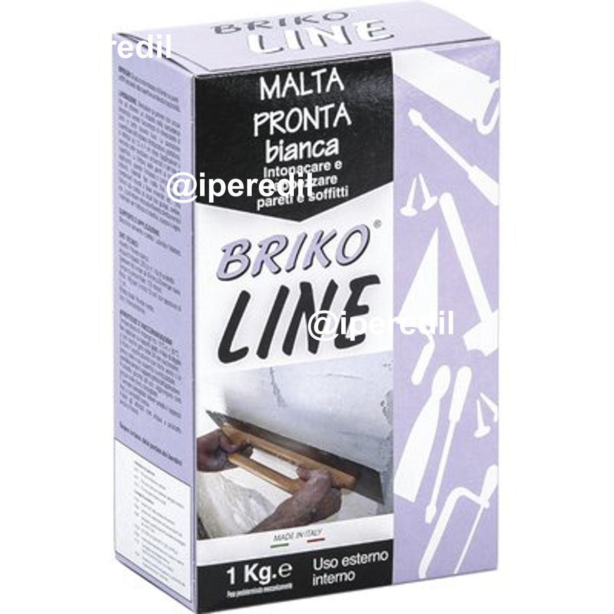 INTONACO PRONTO BIANCO BRIKO LINE KG 1
