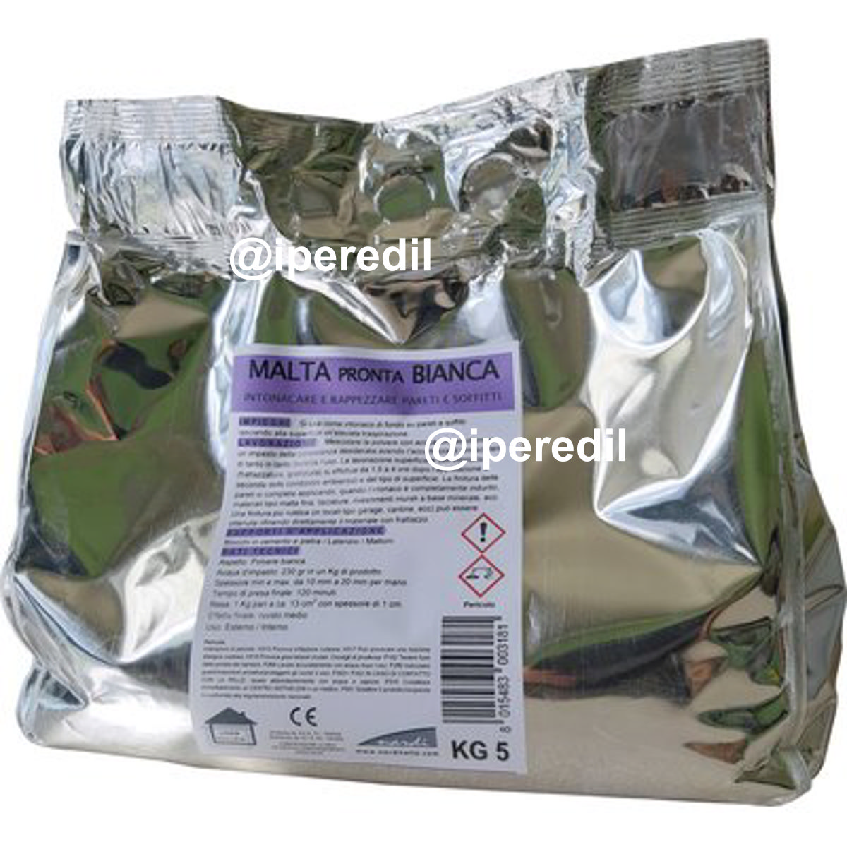 INTONACO PRONTO BIANCO BRIKO LINE KG 5