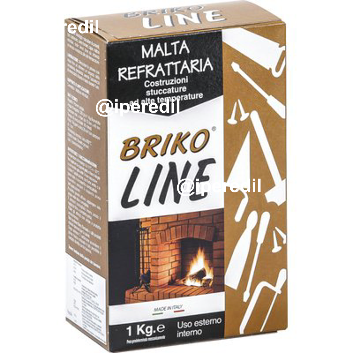 MALTA REFRATTARIA BRIKO LINE KG 1