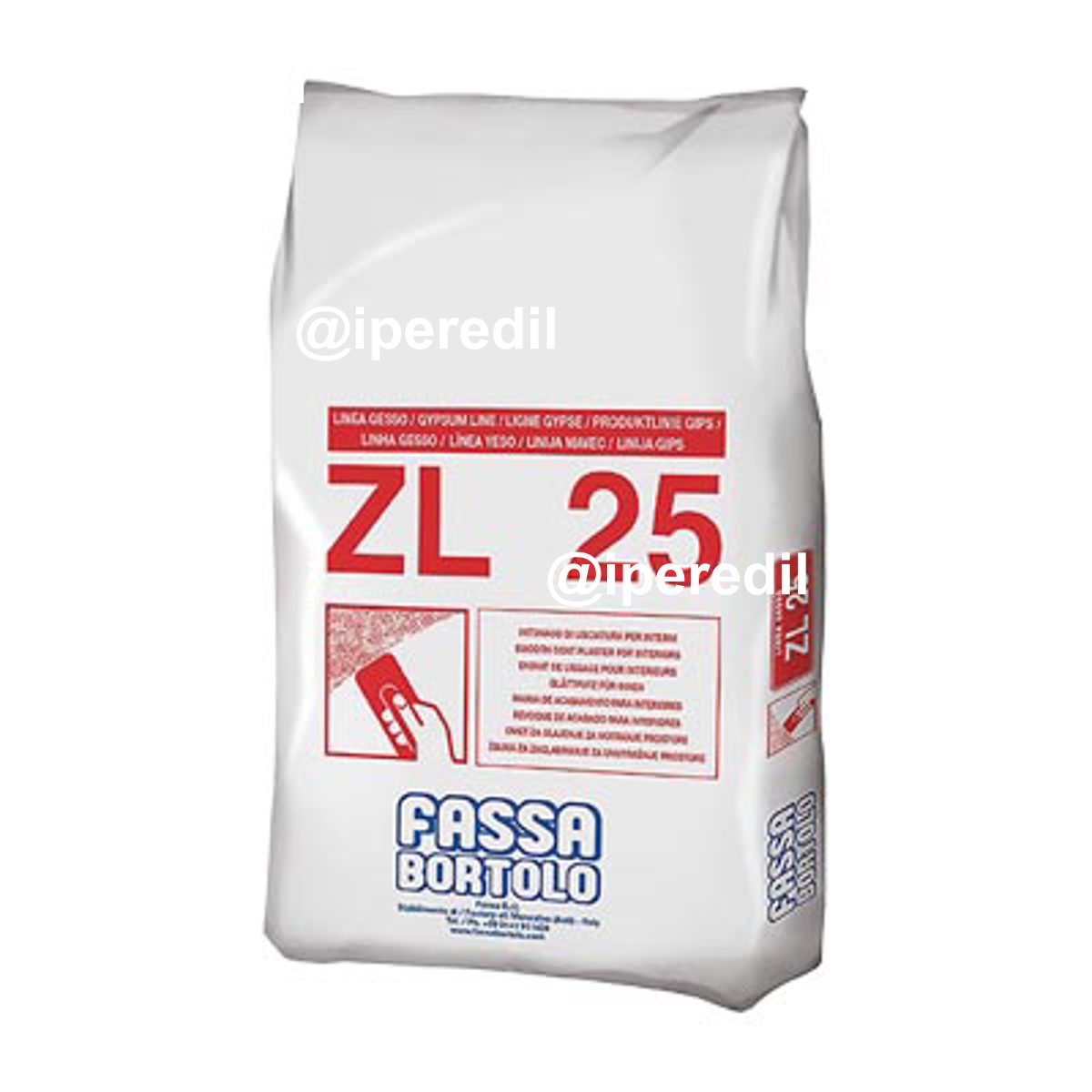INTONACO FINITURA ZL25 FASSA BORTOLO BIANCO KG 5
