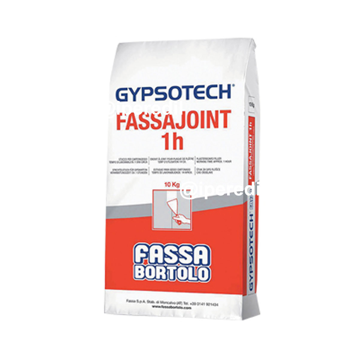 STUCCO CARTONGESSO FASSAJOINT 1H FASSA BORTOLO BIANCO KG 5
