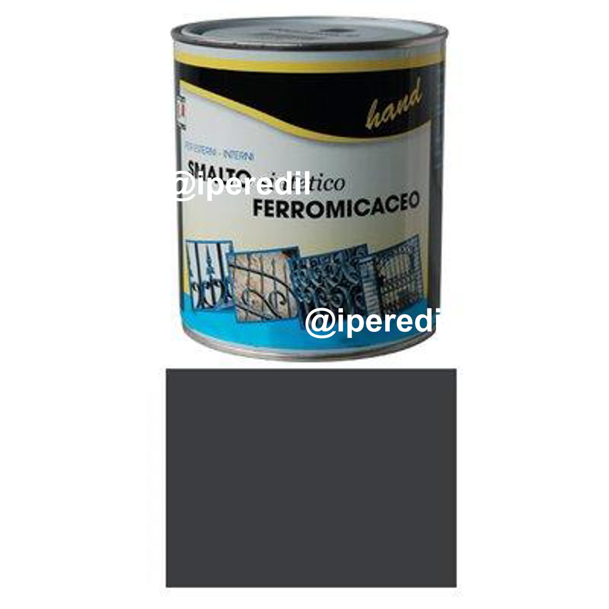 SMALTO FERROMICACEO A SOLVENTE HAND VERDE SCURO ML 750
