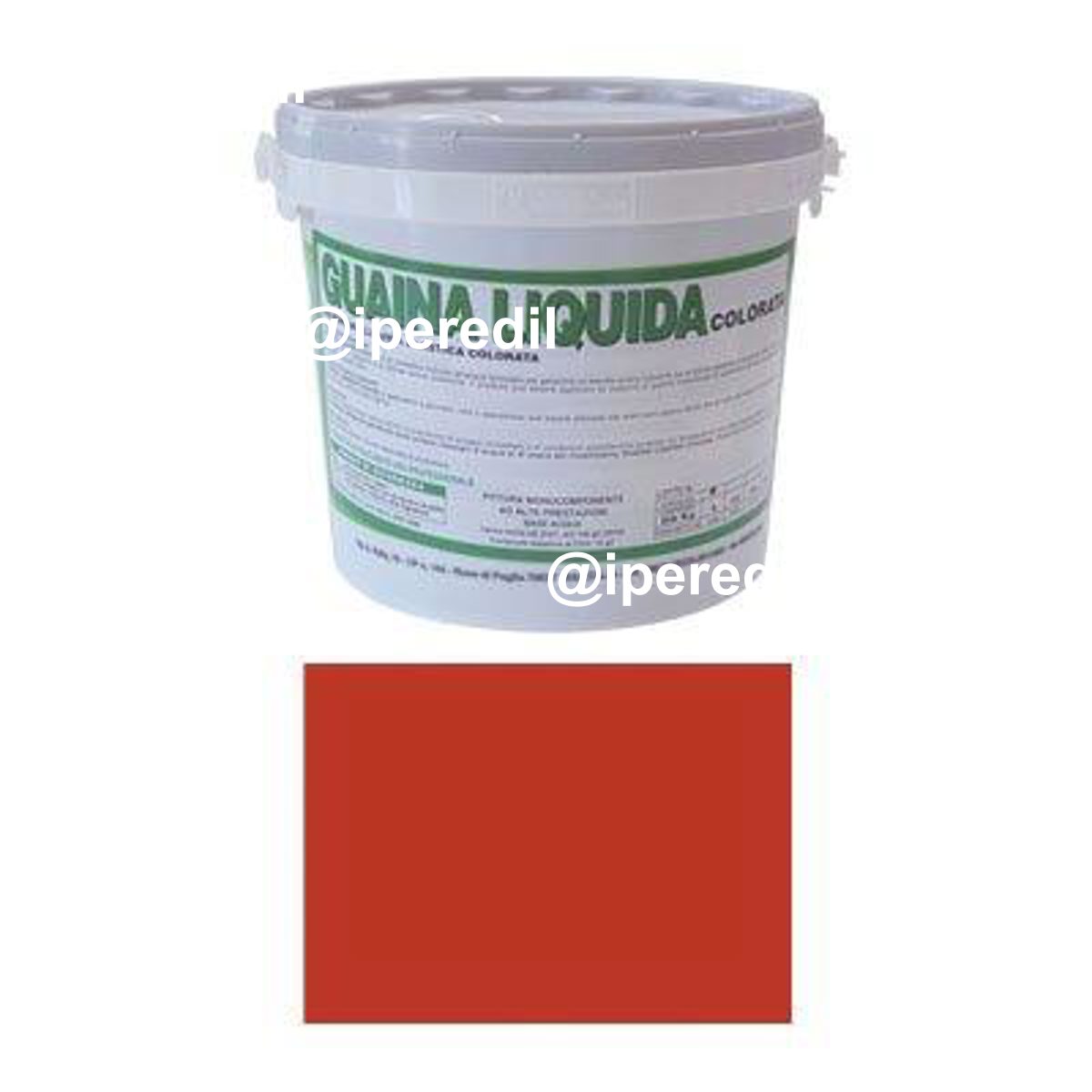 GUAINA LIQUIDA COLORATA VODICHEM ROSSO KG 1