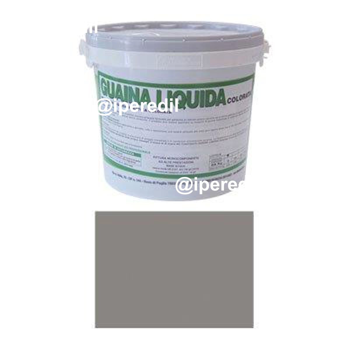 GUAINA LIQUIDA COLORATA VODICHEM GRIGIO KG 1