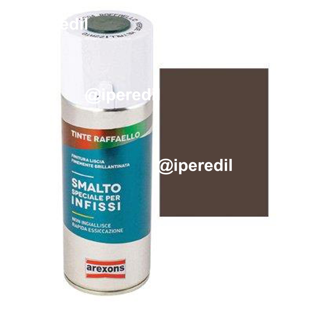 SMALTO SPRAY TINTA RAFFAELLO AREXONS 3202 MARRONE METALLIZZATO ML 400