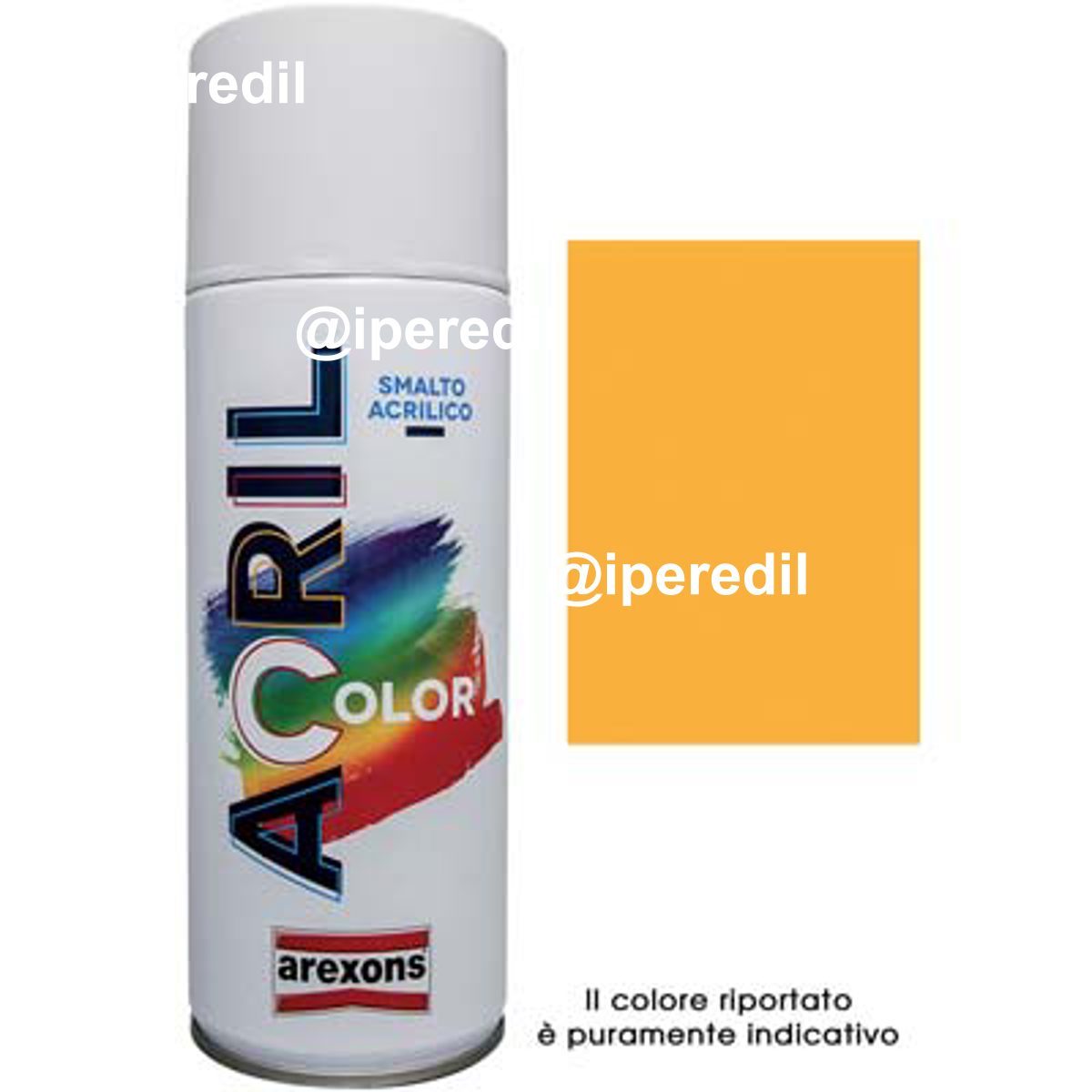 SMALTO SPRAY ACRIL COLOR AREXONS GIALLO SEGNALE RAL 1003 ML 400