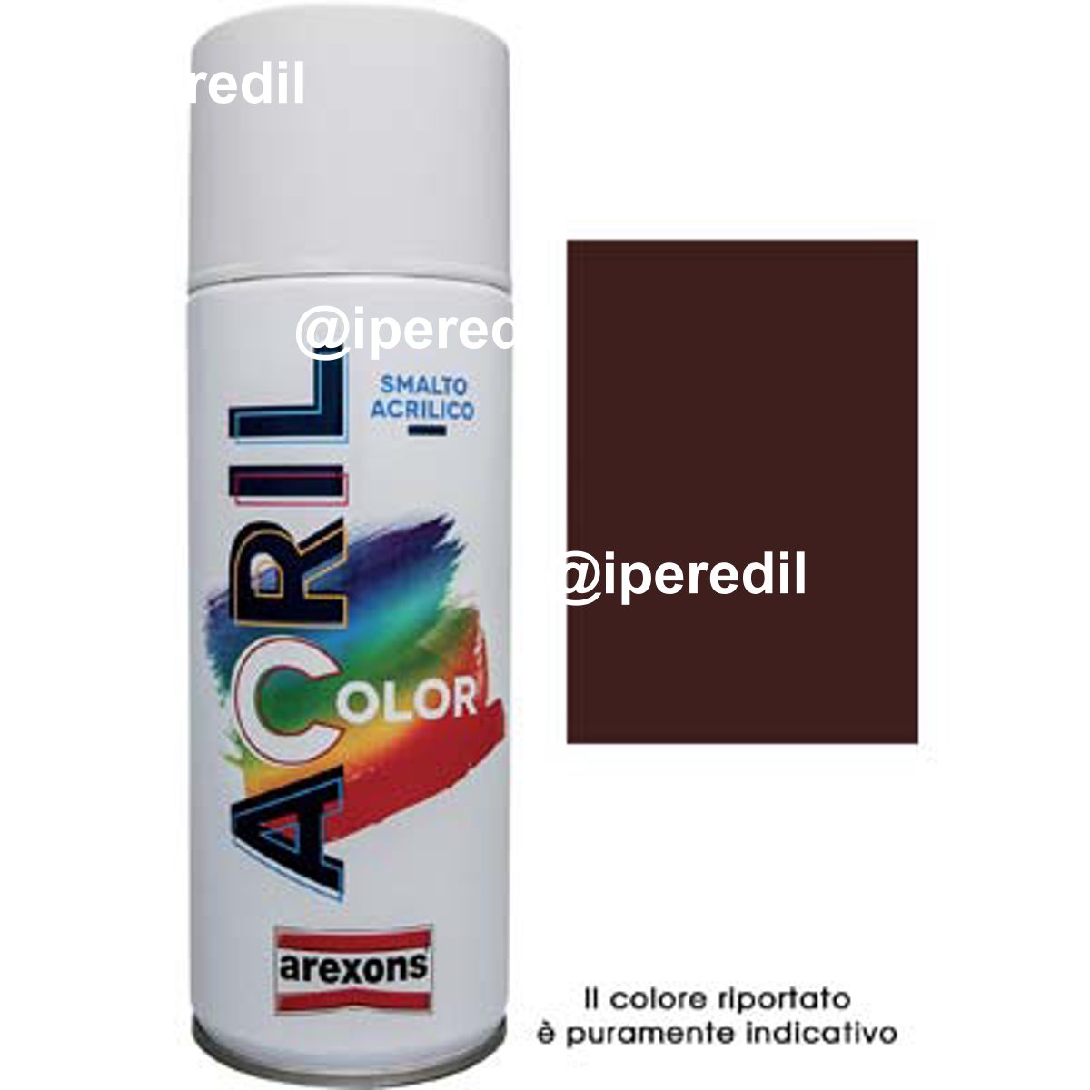 SMALTO SPRAY ACRIL COLOR AREXONS MARRONE SCURO RAL 8017 ML 400