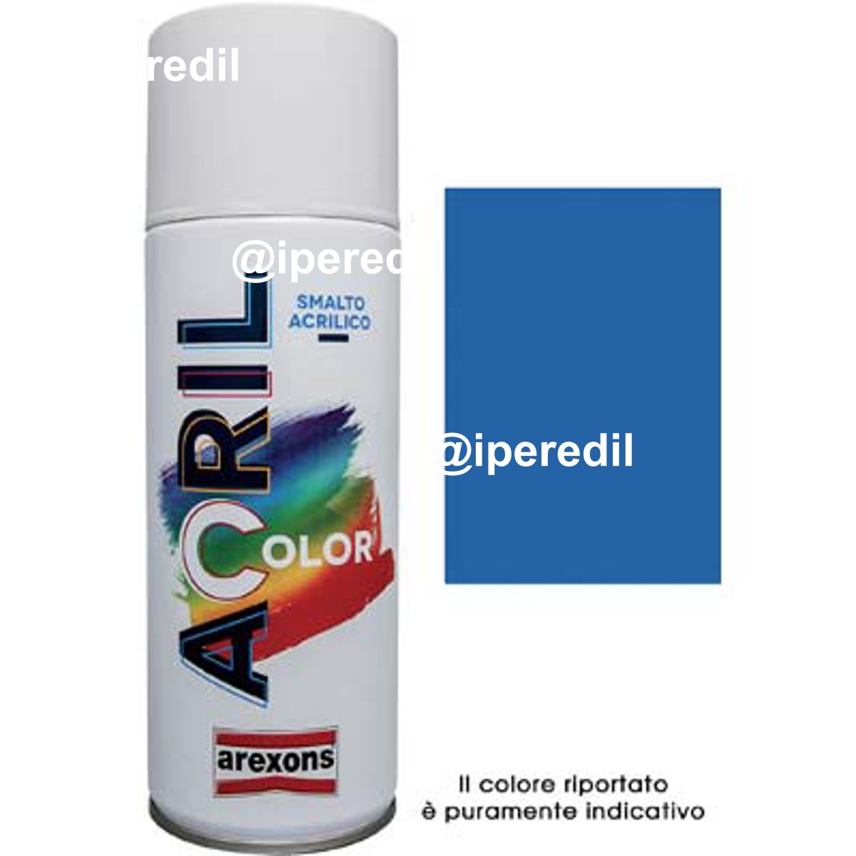 SMALTO SPRAY ACRIL COLOR AREXONS BLU TRAFFICO RAL 5017 ML 400