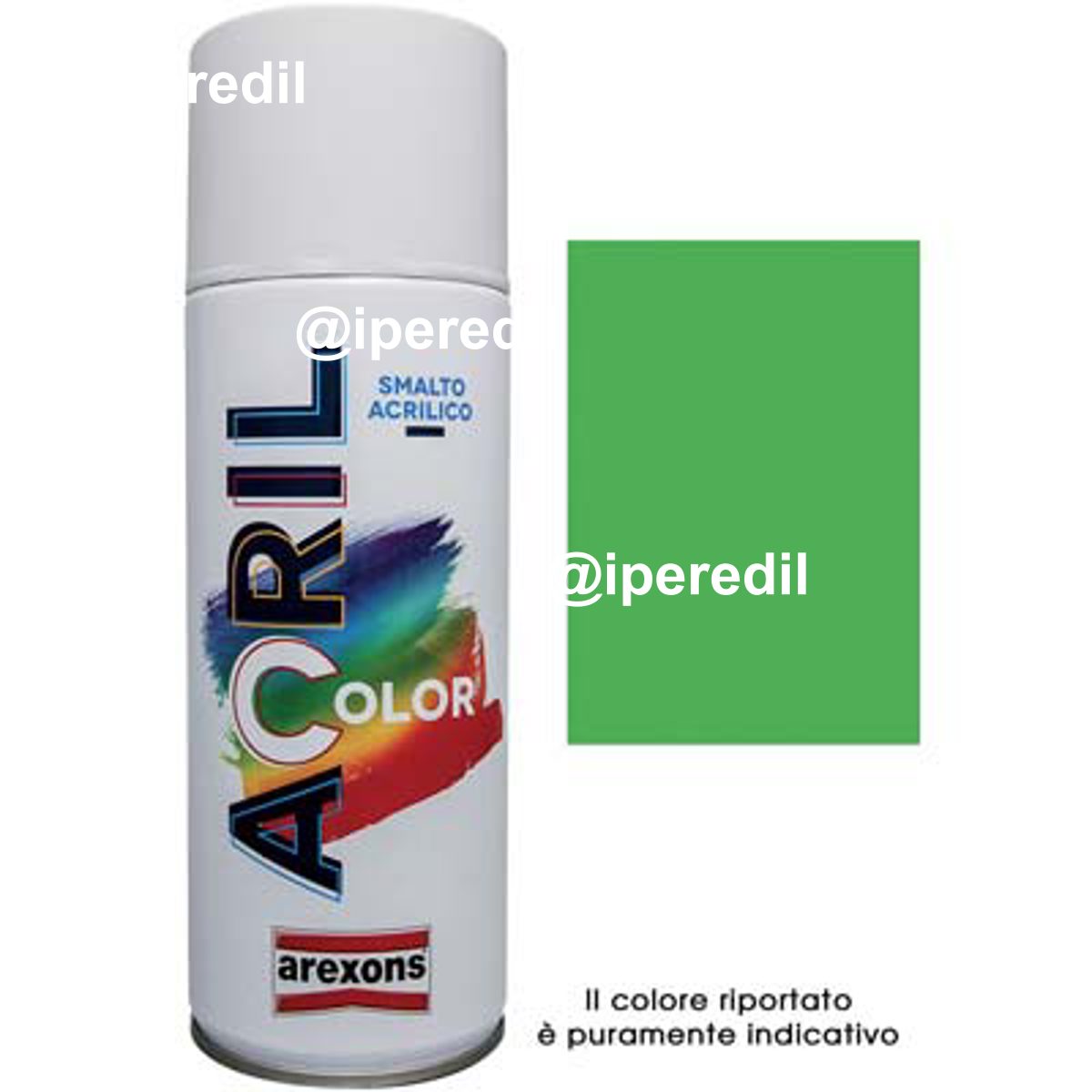 SMALTO SPRAY ACRIL COLOR AREXONS VERDE GIALLO RAL 6018 ML 400