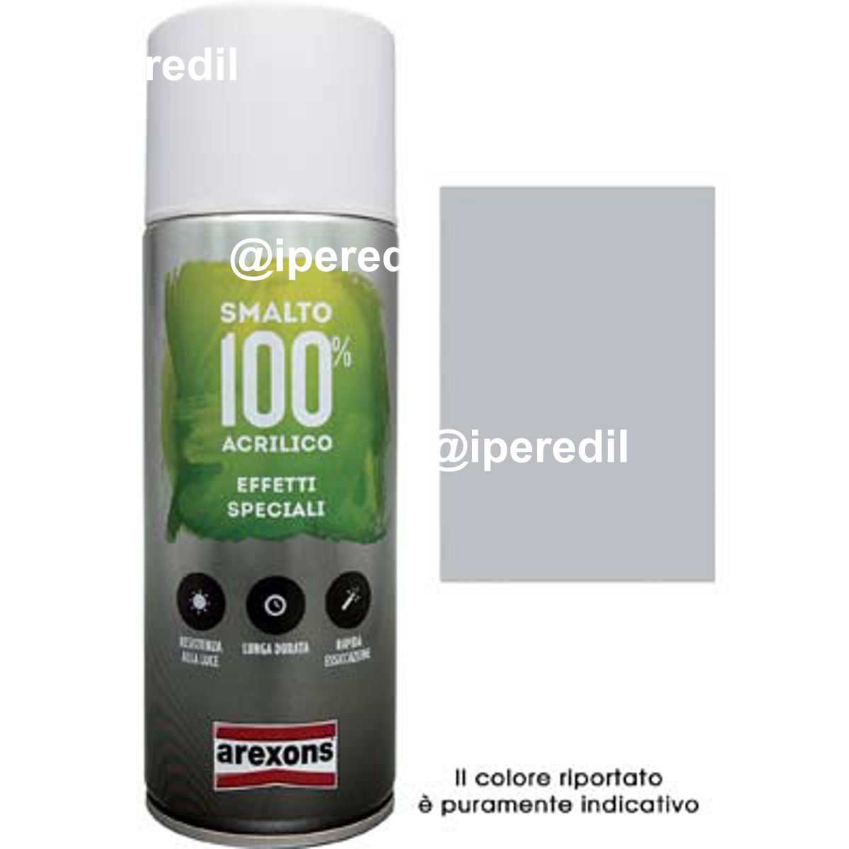 SMALTO SPRAY 100% ACRILICO METALLIZZANTE AREXONS CROMO SPECCHIANTE ML 400