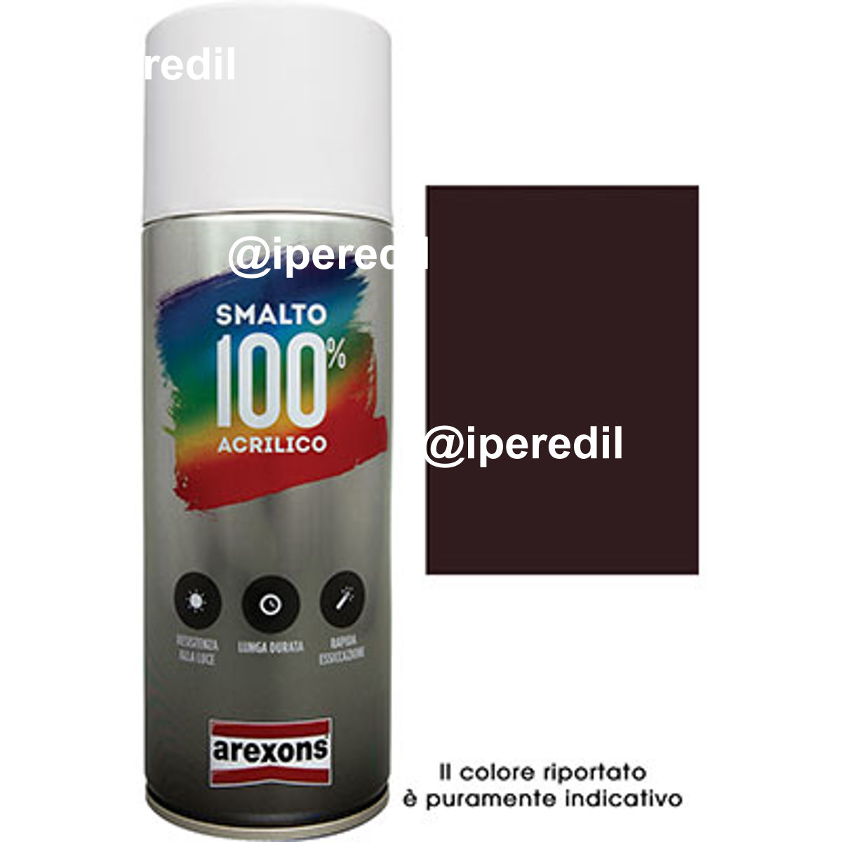 SMALTO SPRAY 100% ACRILICO X LATTONIERE AREXONS TESTA DI MORO ML 400