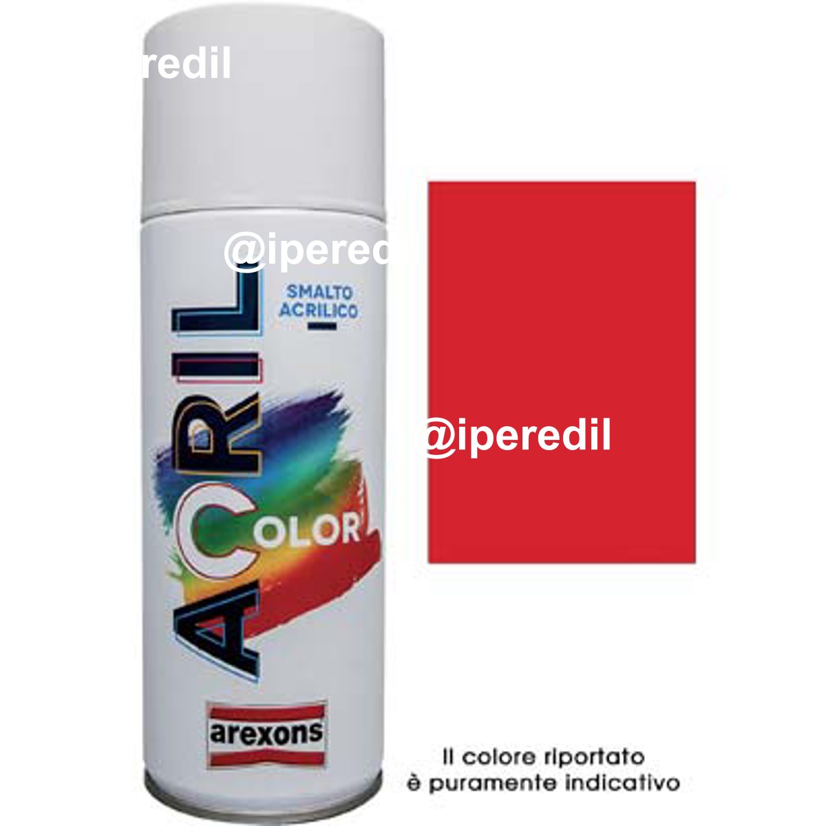 SMALTO SPRAY ACRIL COLOR AREXONS ROSSO TRAFFICO RAL 3020 ML 400