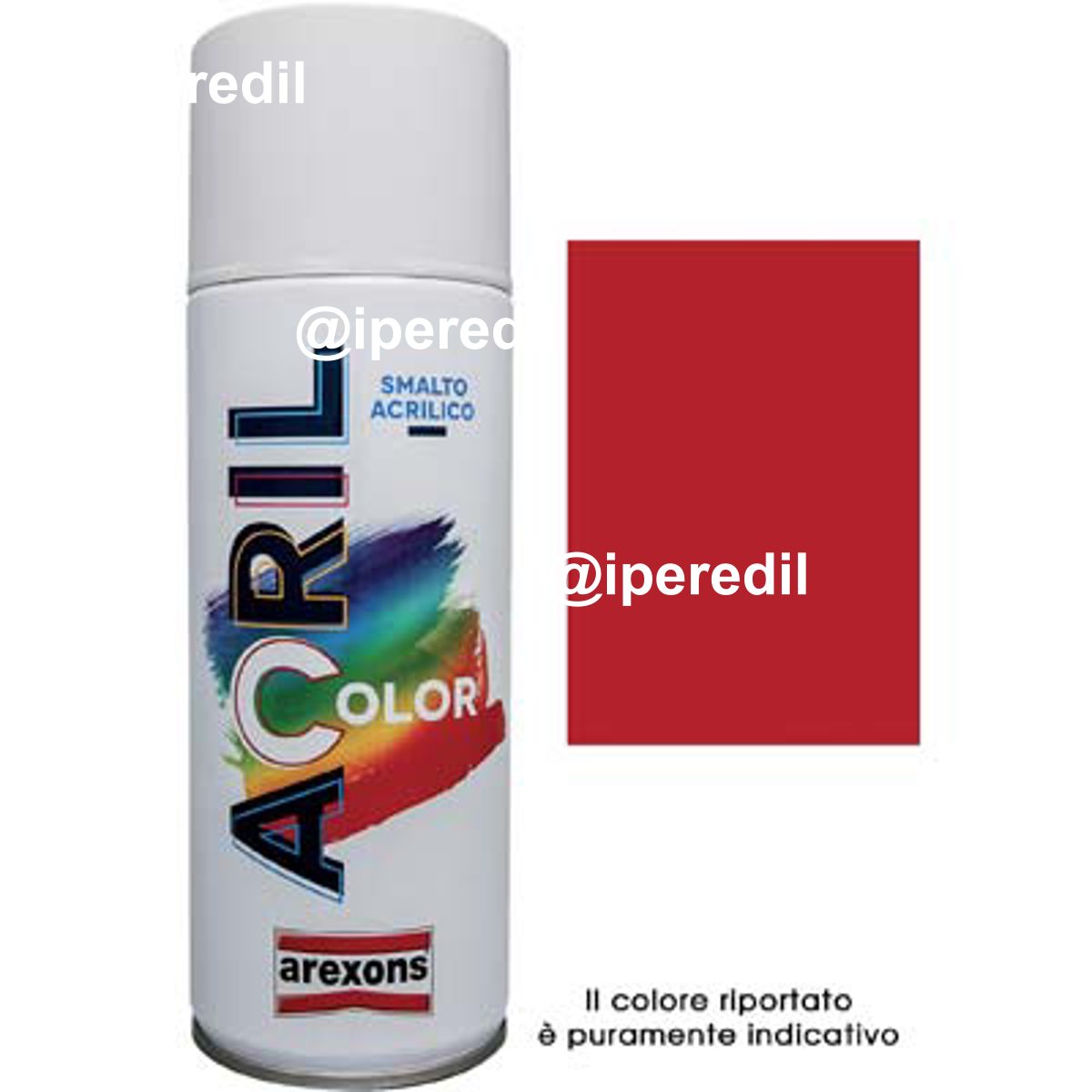 SMALTO SPRAY ACRIL COLOR AREXONS ROSSO FUOCO RAL 3000 ML 400