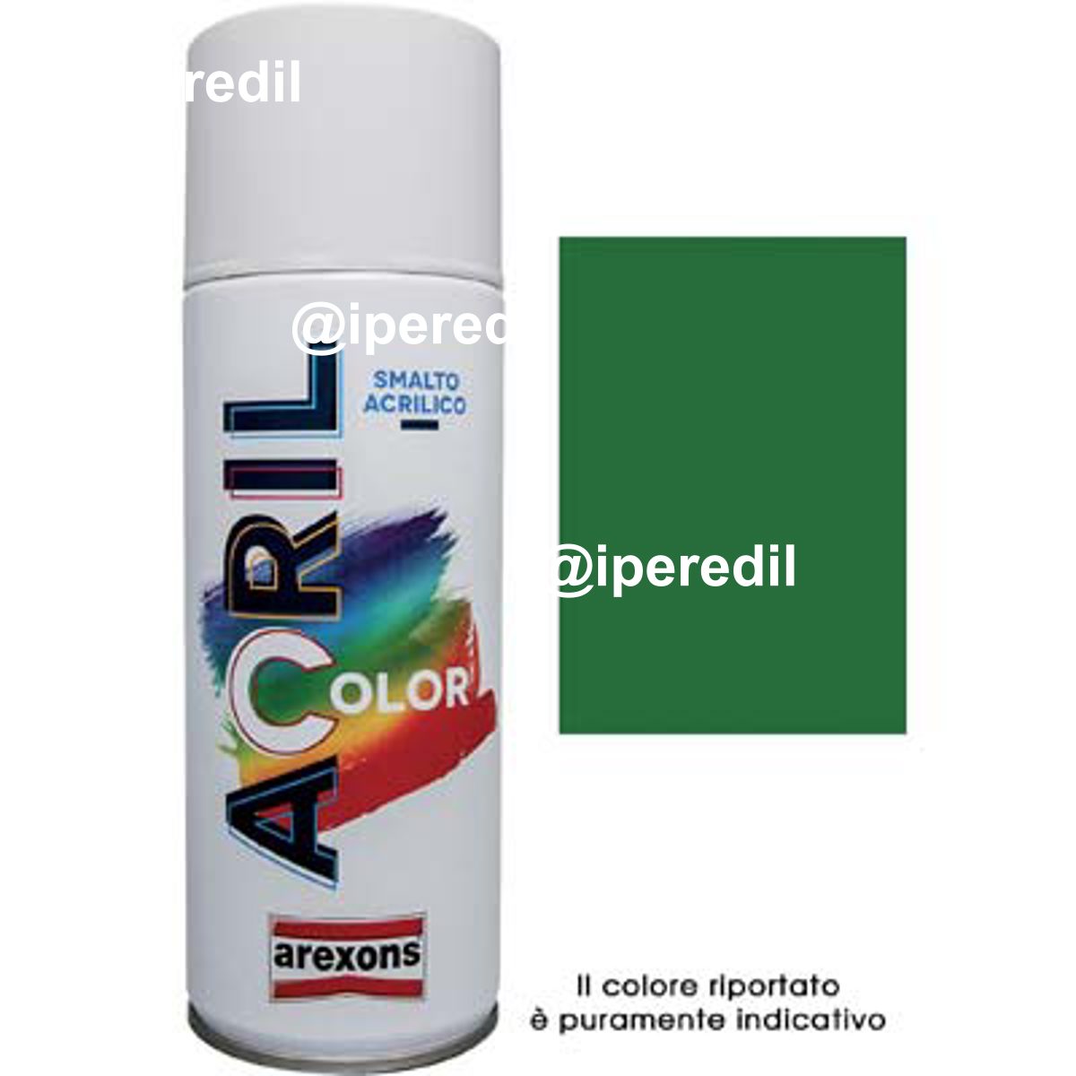 SMALTO SPRAY ACRIL COLOR AREXONS VERDE FOGLIA RAL 6002 ML 400