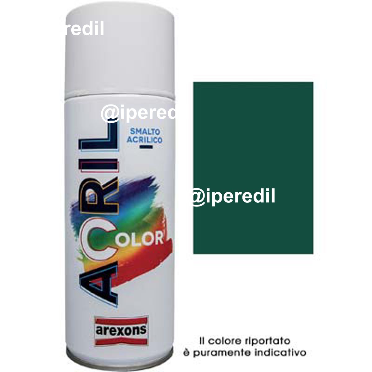 SMALTO SPRAY ACRIL COLOR AREXONS VERDE MUSCHIO RAL 6005 ML 400