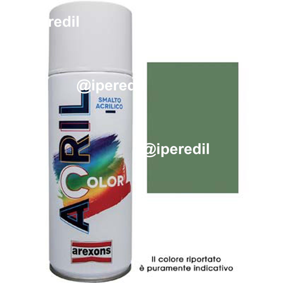 SMALTO SPRAY ACRIL COLOR AREXONS VERDE RESEDA RAL 6011 ML 400