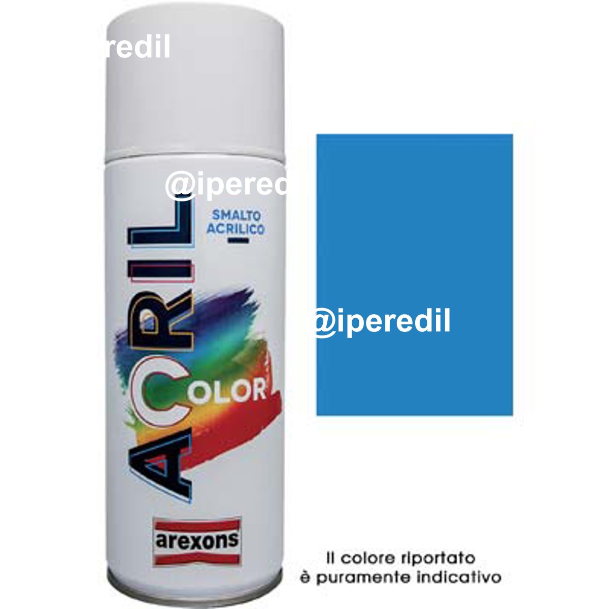 SMALTO SPRAY ACRIL COLOR AREXONS BLU CIELO RAL 5015 ML 400