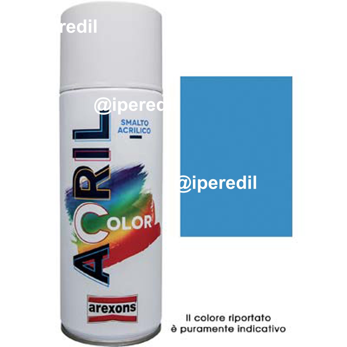 SMALTO SPRAY ACRIL COLOR AREXONS BLU CHIARO RAL 5012 ML 400
