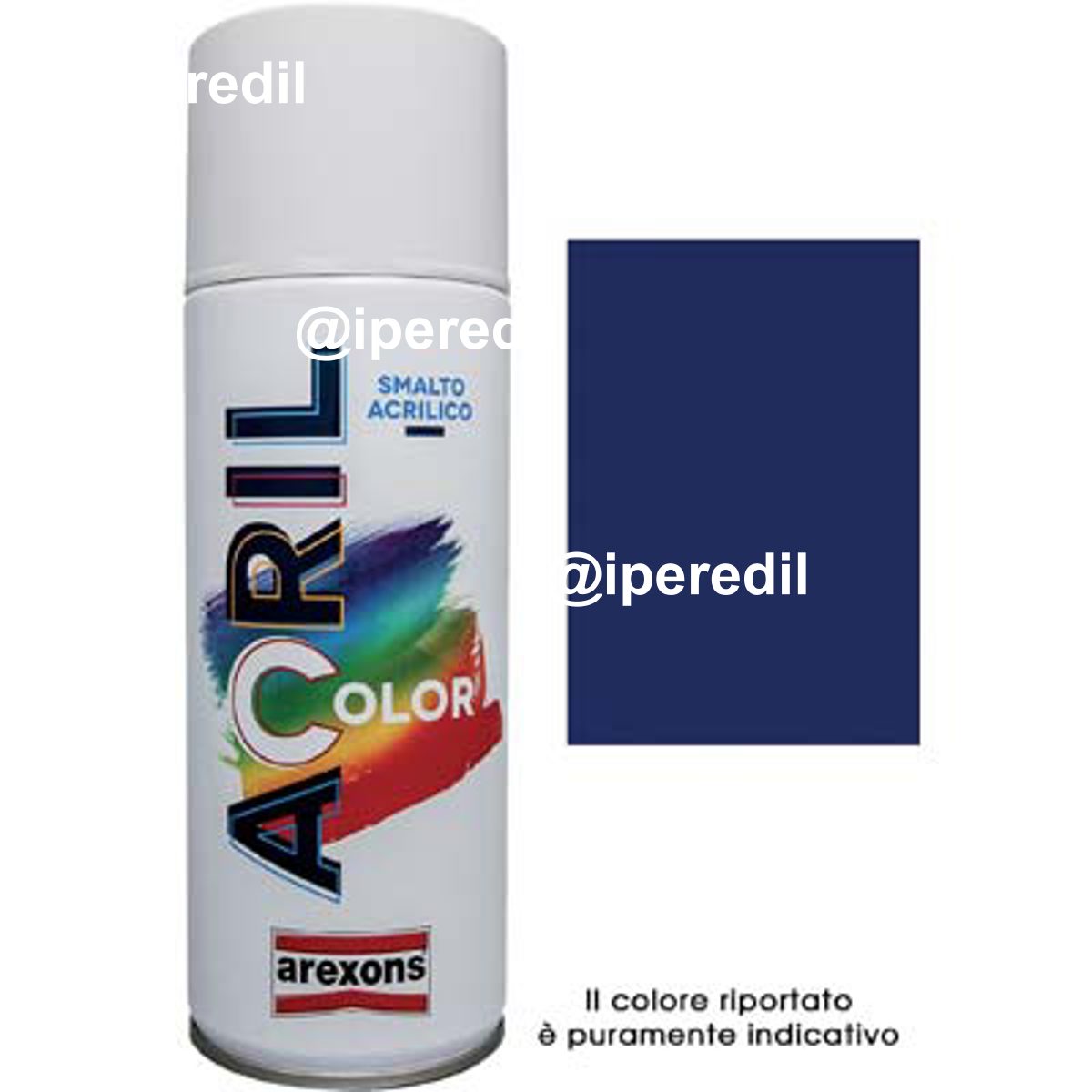 SMALTO SPRAY ACRIL COLOR AREXONS BLU COBALTO RAL 5013 ML 400