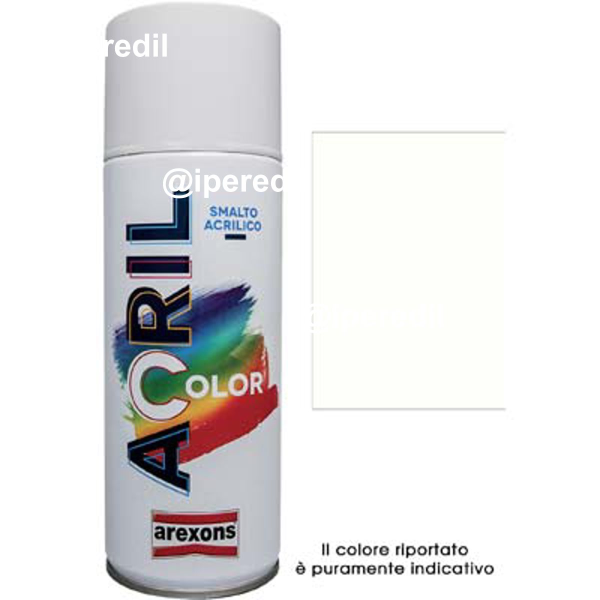 SMALTO SPRAY ACRIL COLOR AREXONS BIANCO PERLA RAL 1013 ML 400