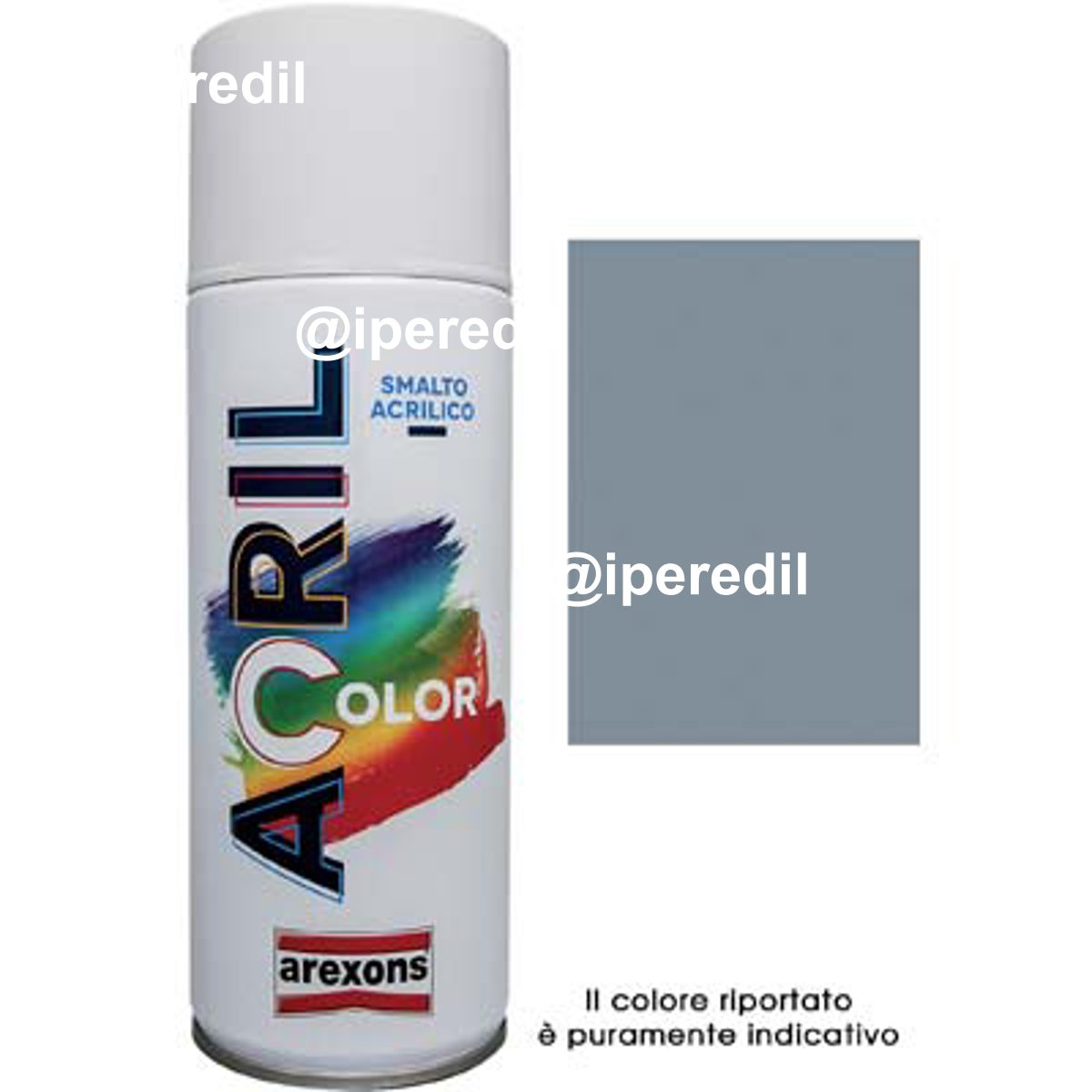 SMALTO SPRAY ACRIL COLOR AREXONS GRIGIO ARGENTO RAL 7001 ML 400
