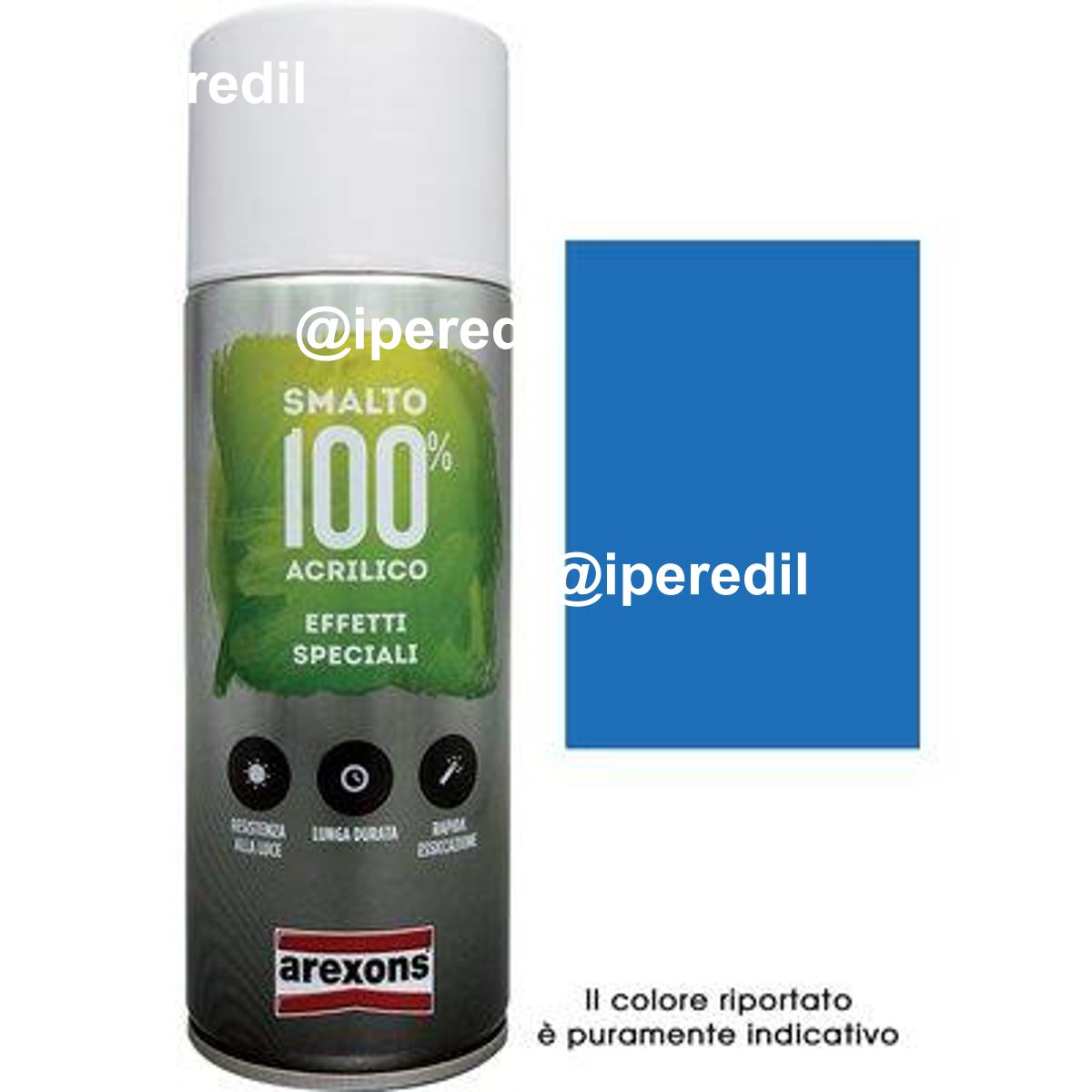SMALTO SPRAY 100% ACRILICO FLUORESCENTE AREXONS BLU ML 400 - 08350191