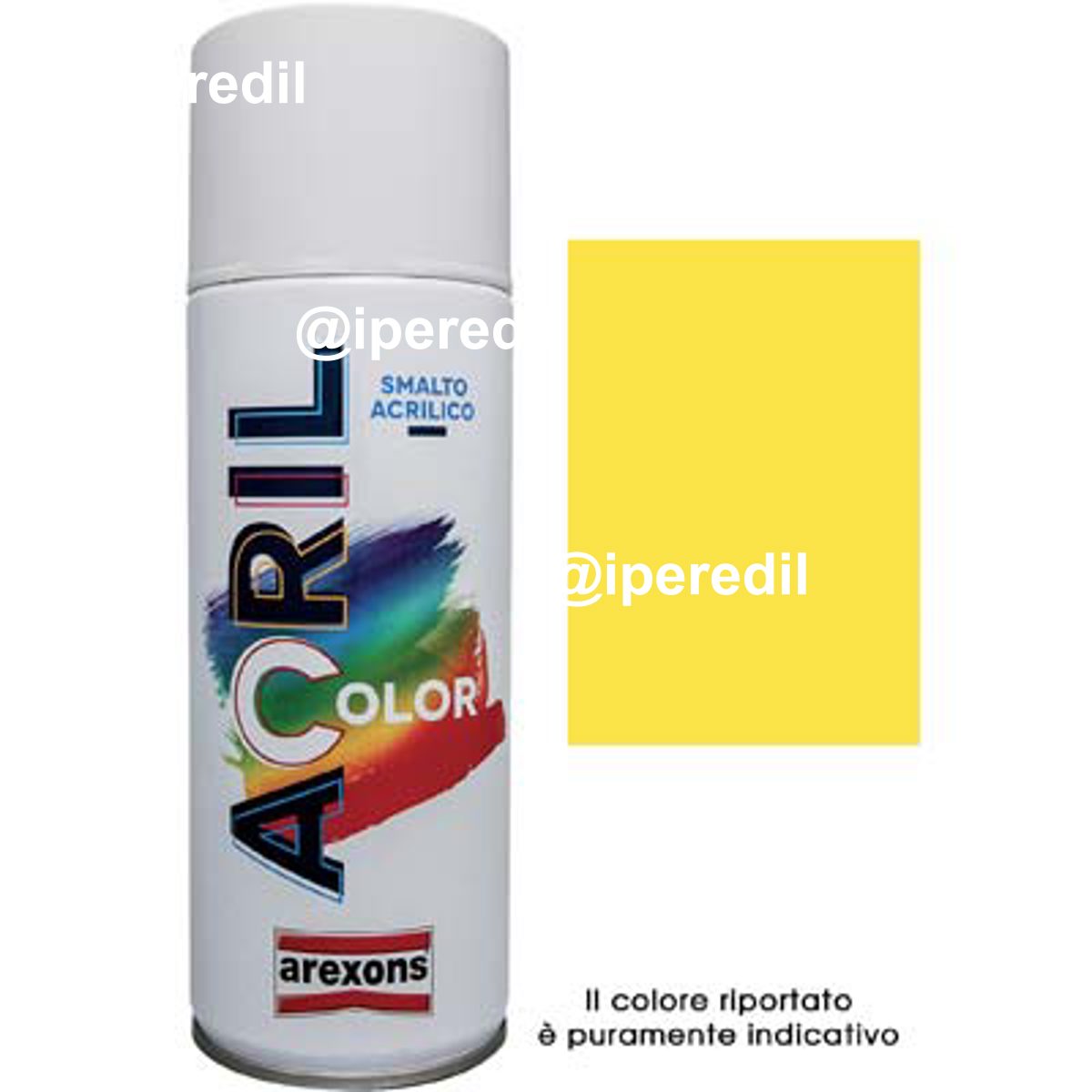 SMALTO SPRAY ACRIL COLOR AREXONS GIALLO CADMIO RAL 1021 ML 400