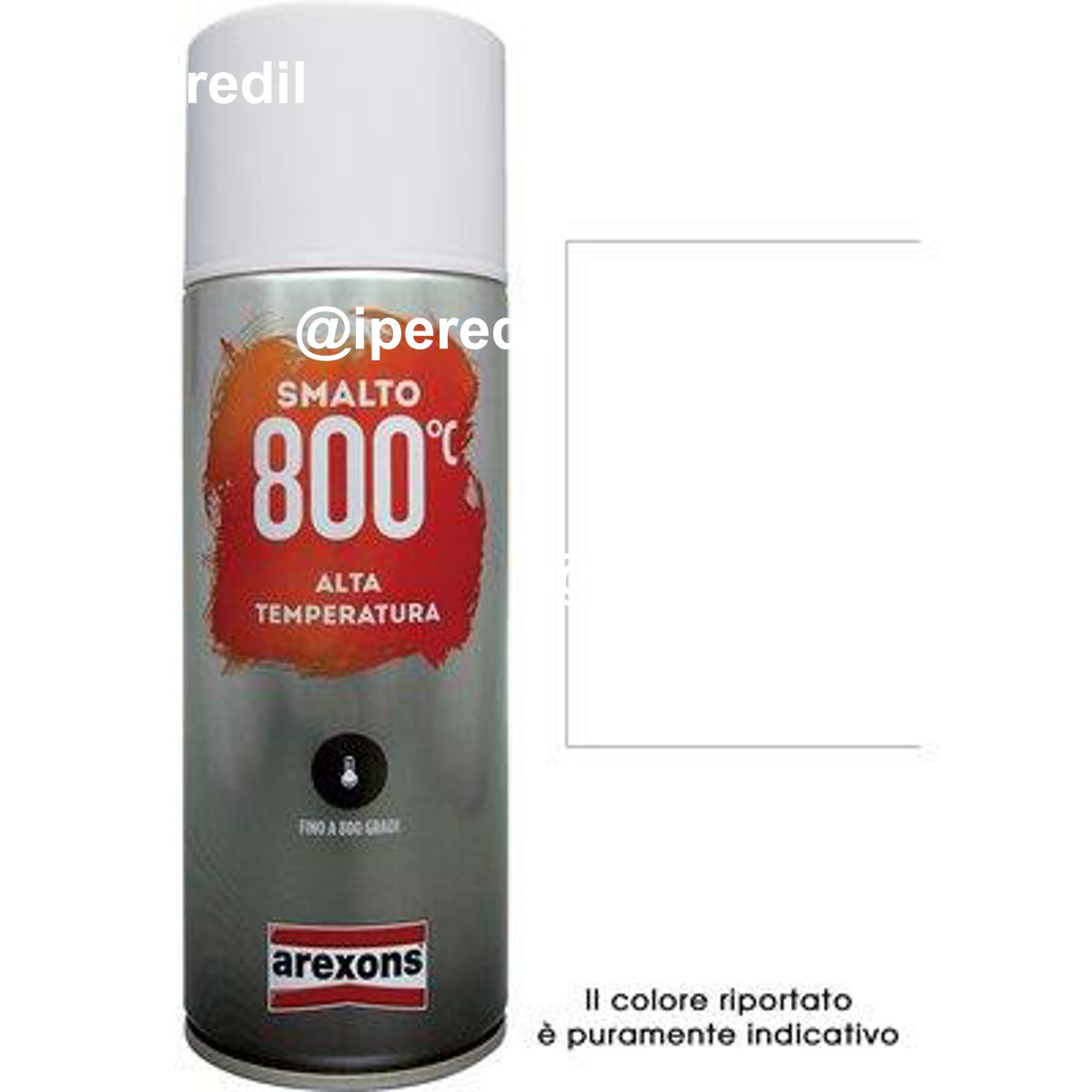 SMALTO SPRAY 100% ACRILICO ALTE TEMPERAT AREXONS BIANCO ML 400