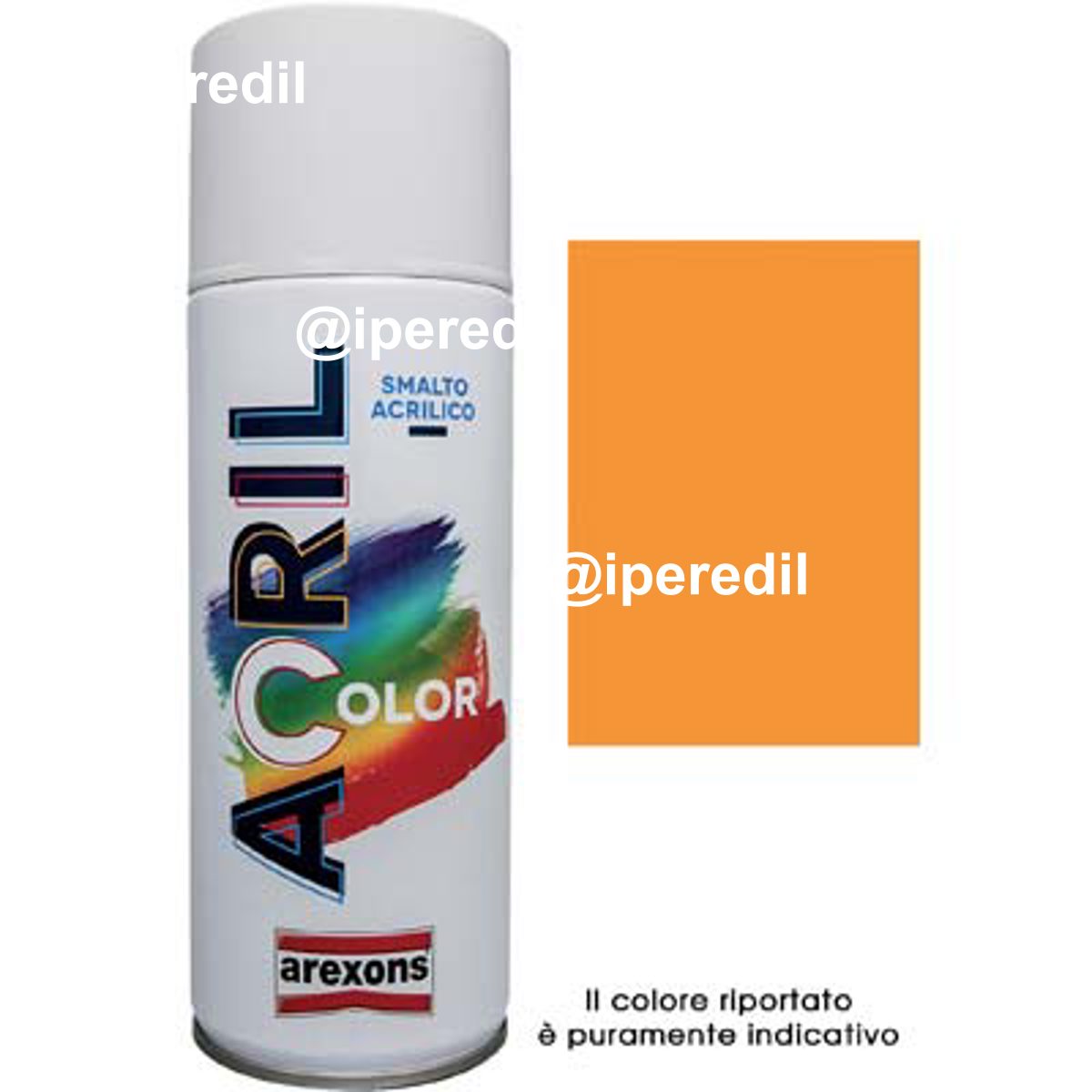 SMALTO SPRAY ACRIL COLOR AREXONS GIALLO CROMO RAL 1007 ML 400
