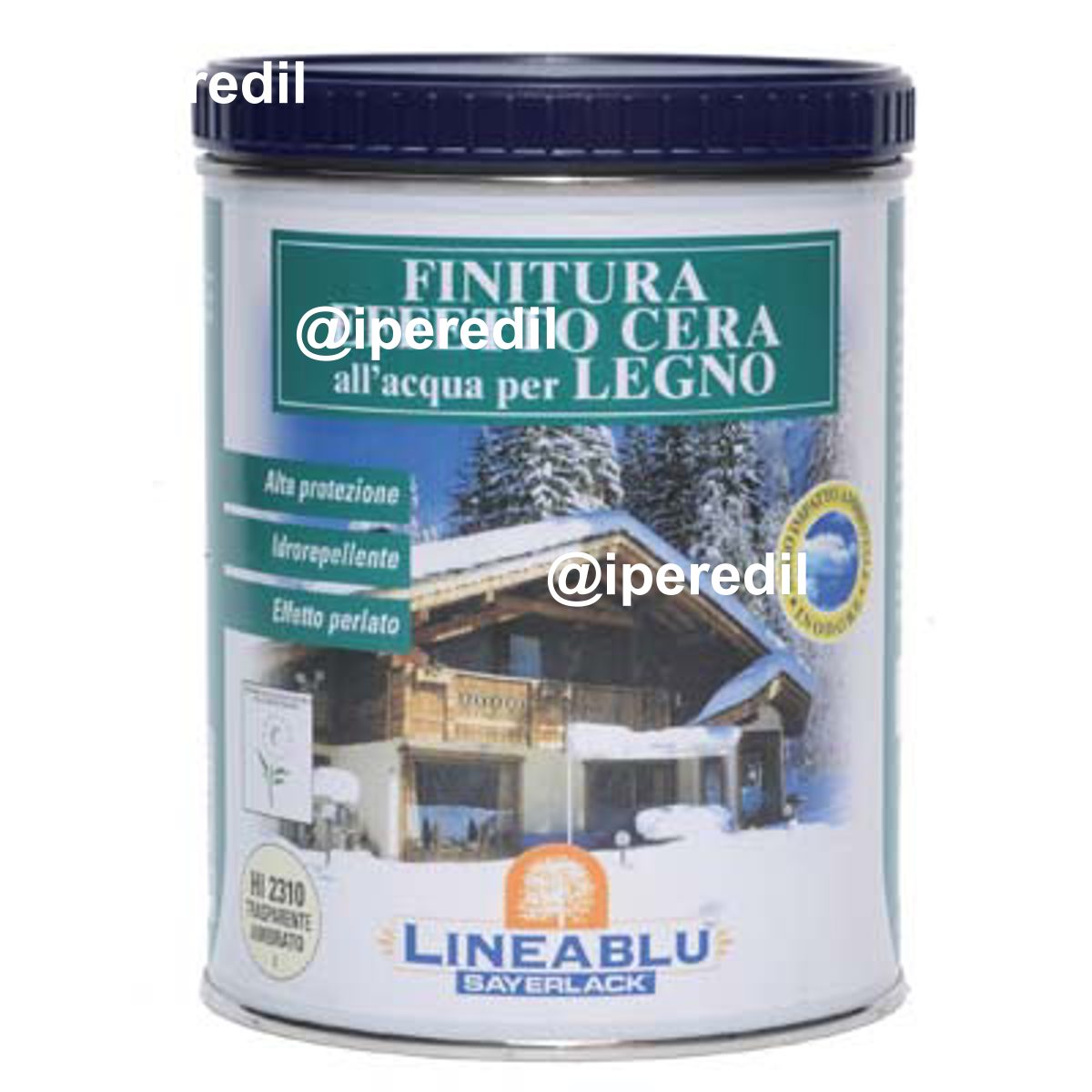 FINITURA CEROSA ACQUA LINEABLU SAYERLACK HI2311 TRASPARENTE LUCIDO ML 750