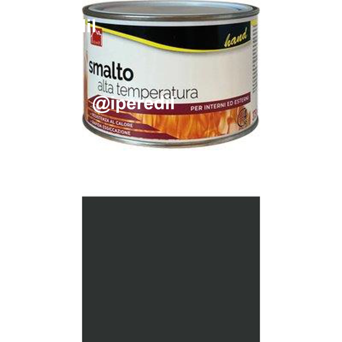 SMALTO ALTA TEMPERATURA WORKIT NERO ML 375