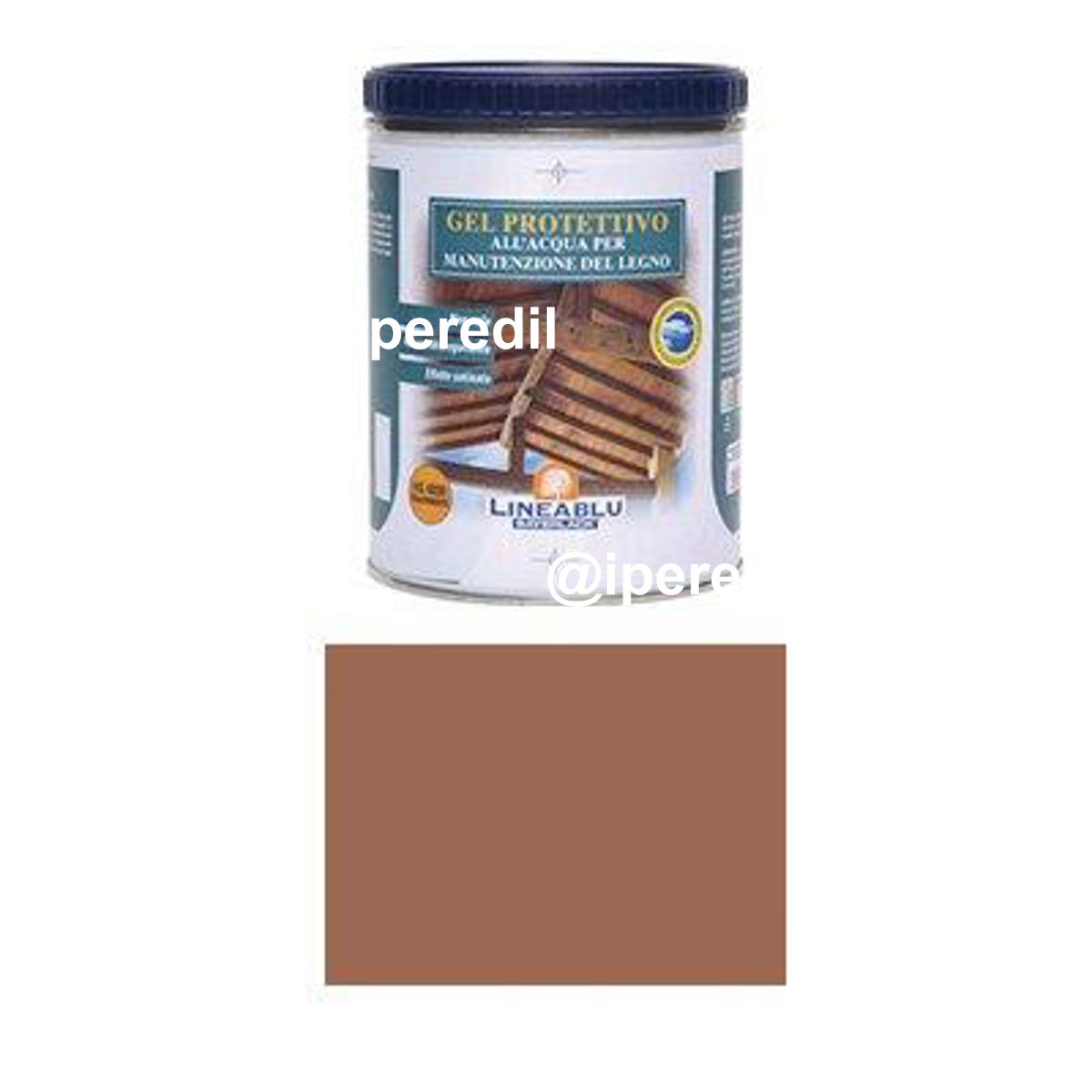 IMPREGNANTE GEL ACQUA LINEABLU SAYERLACK HG6034 NOCE ML 750