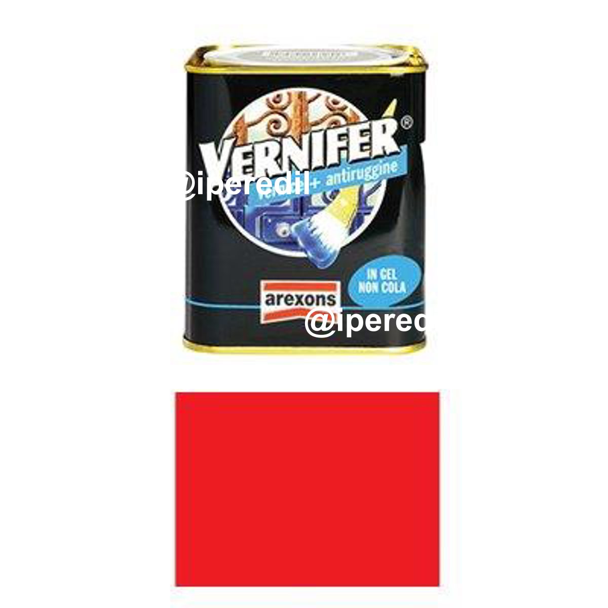 SMALTO ANTIRUGGINE VERNIFER AREXONS 4870 ROSSO BRILLANTE ML 750