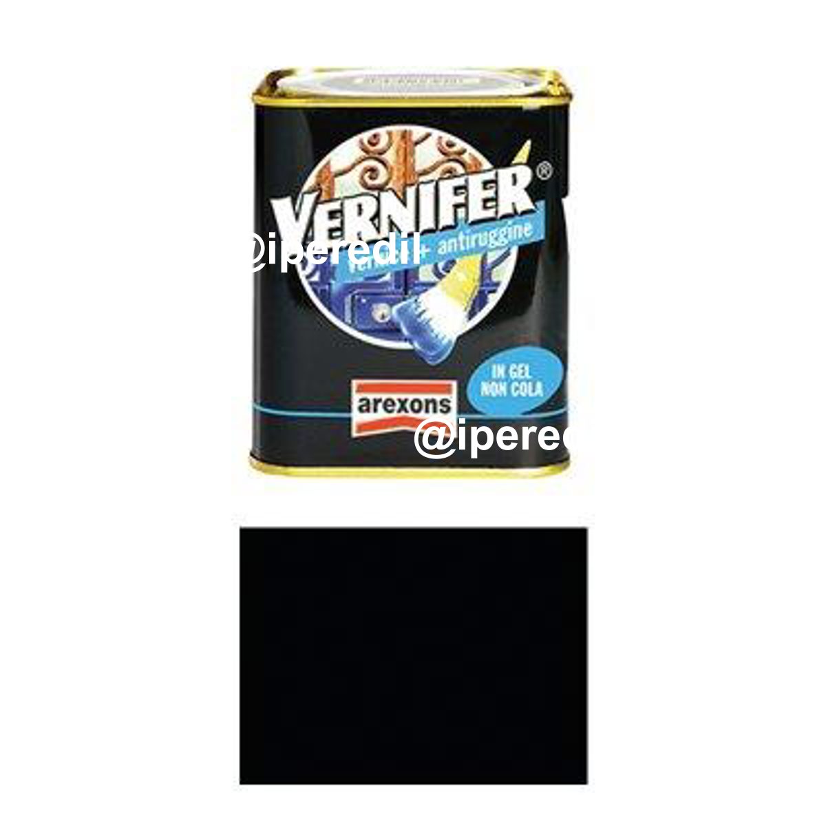 SMALTO ANTIRUGGINE VERNIFER AREXONS 4877 NERO BRILLANTE ML 750