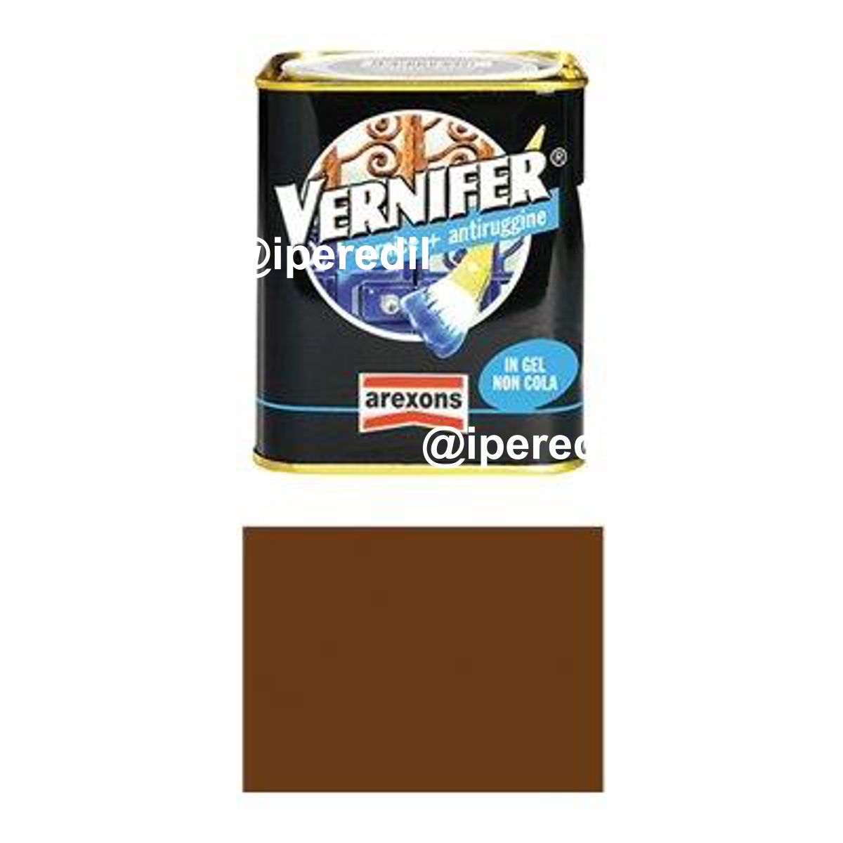 SMALTO ANTIRUGGINE VERNIFER AREXONS 4873 MARRONE BRILLANTE ML 750