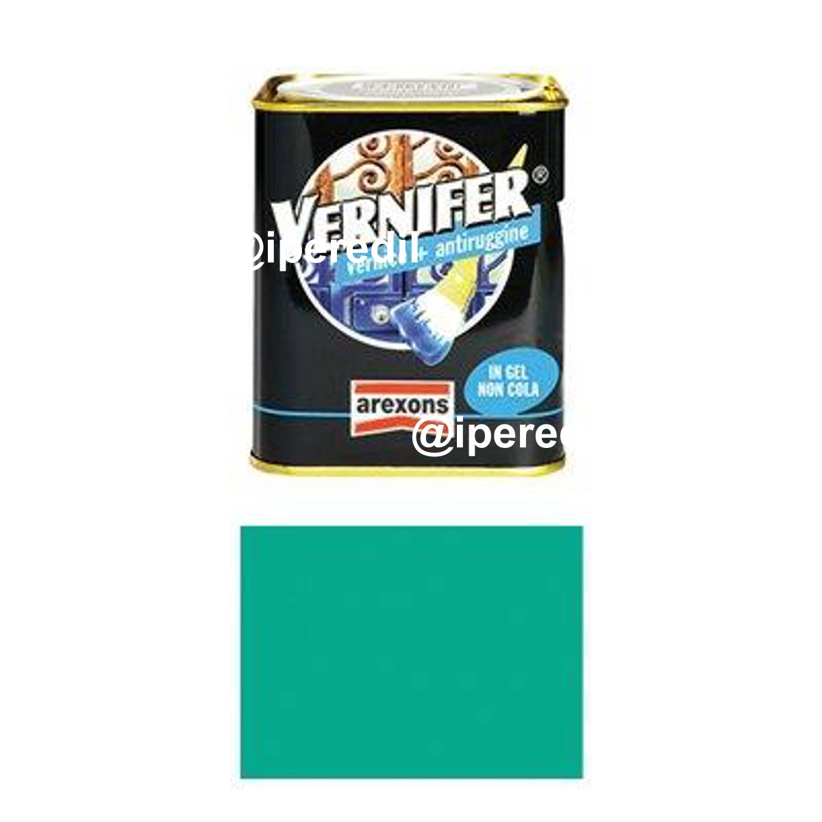 SMALTO ANTIRUGGINE VERNIFER AREXONS 4871 VERDE SMERALDO BRILLANTE ML 750