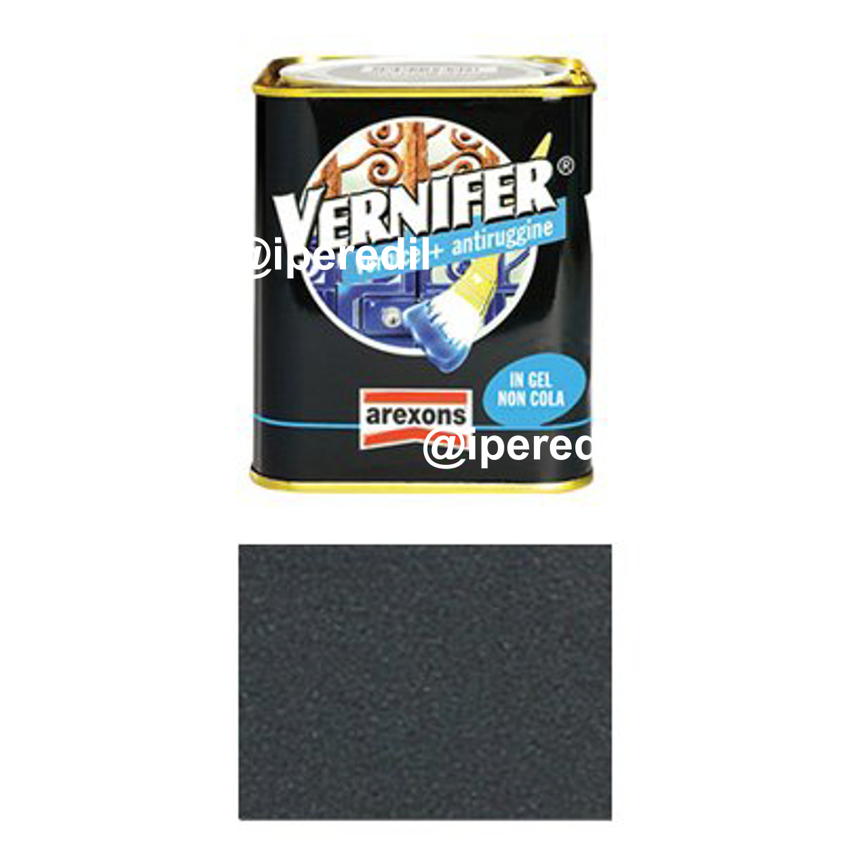 SMALTO ANTIRUGGINE VERNIFER AREXONS 4887 GRAFITE ANTICHIZZATO ML 750
