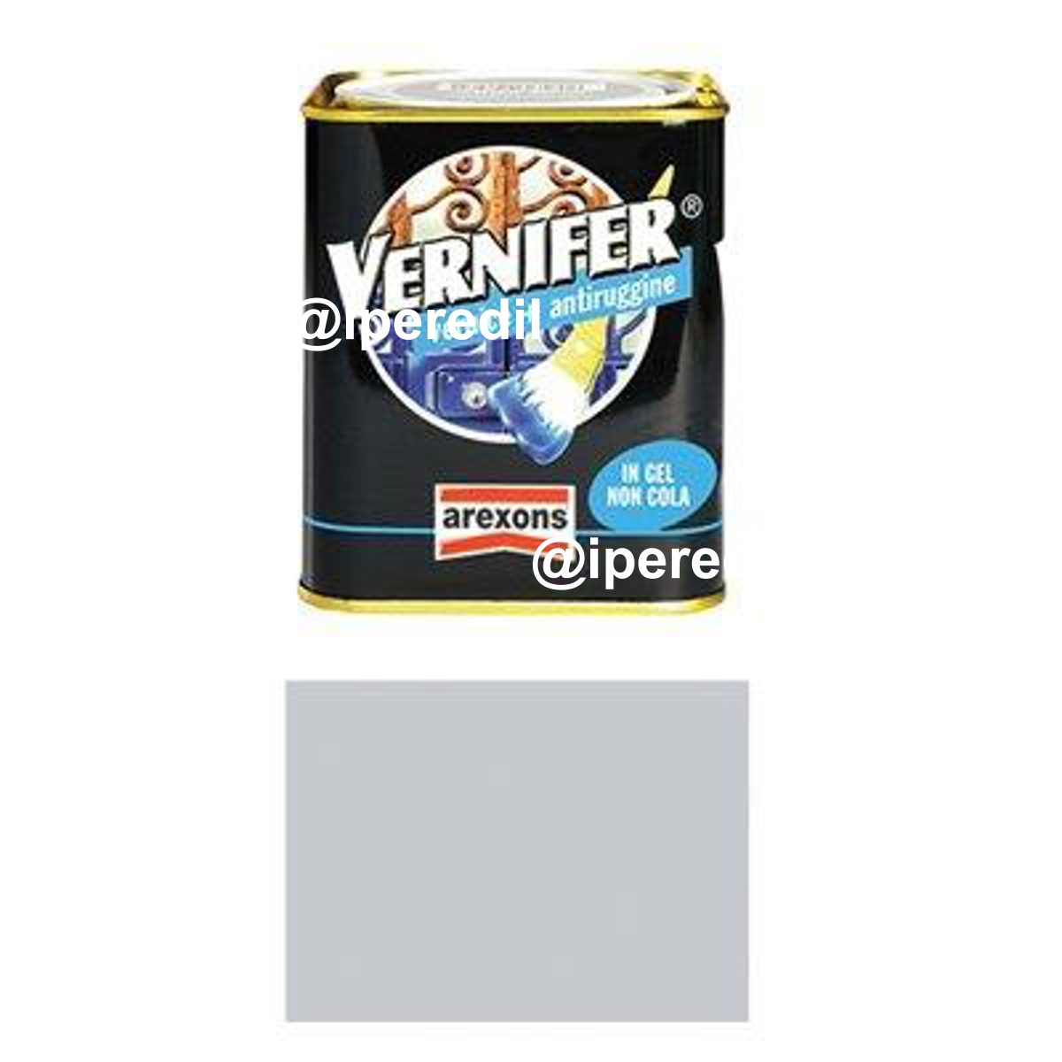 SMALTO ANTIRUGGINE VERNIFER AREXONS 4892 GRIGIO PELTRO ANTICHIZZATO ML 750