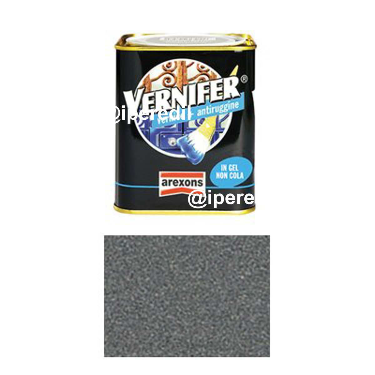 SMALTO ANTIRUGGINE VERNIFER AREXONS 4888 ANTRACITE ANTICHIZZATO ML 750