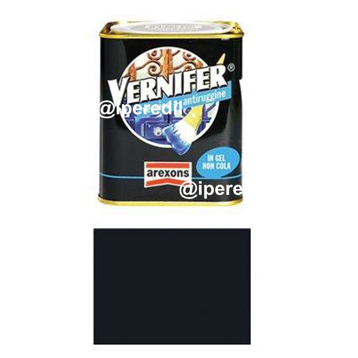 SMALTO ANTIRUGGINE VERNIFER AREXONS 4886 NERO SATINATO ML 750