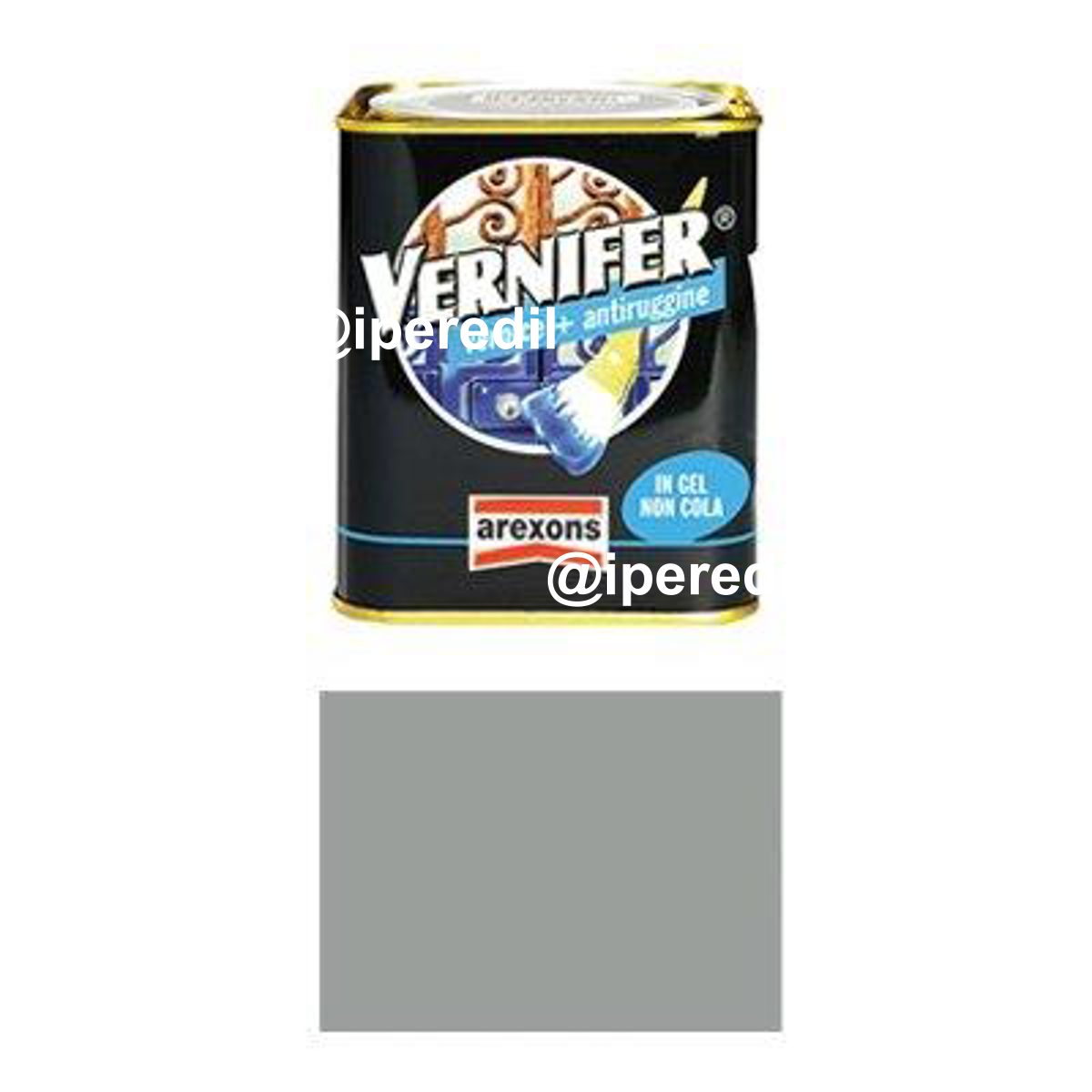 SMALTO ANTIRUGGINE VERNIFER AREXONS 4897 ALLUMINIO METALLIZZATO ML 750