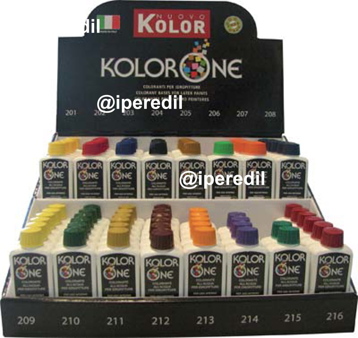 ESPOSITORE VUOTO COLORANTE KOLORONE 16 POSTI