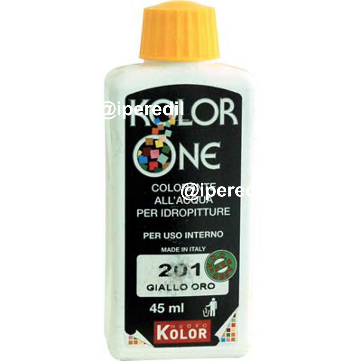 COLORANTE ACQUA KOLORONE 201 GIALLO ORO ML 45