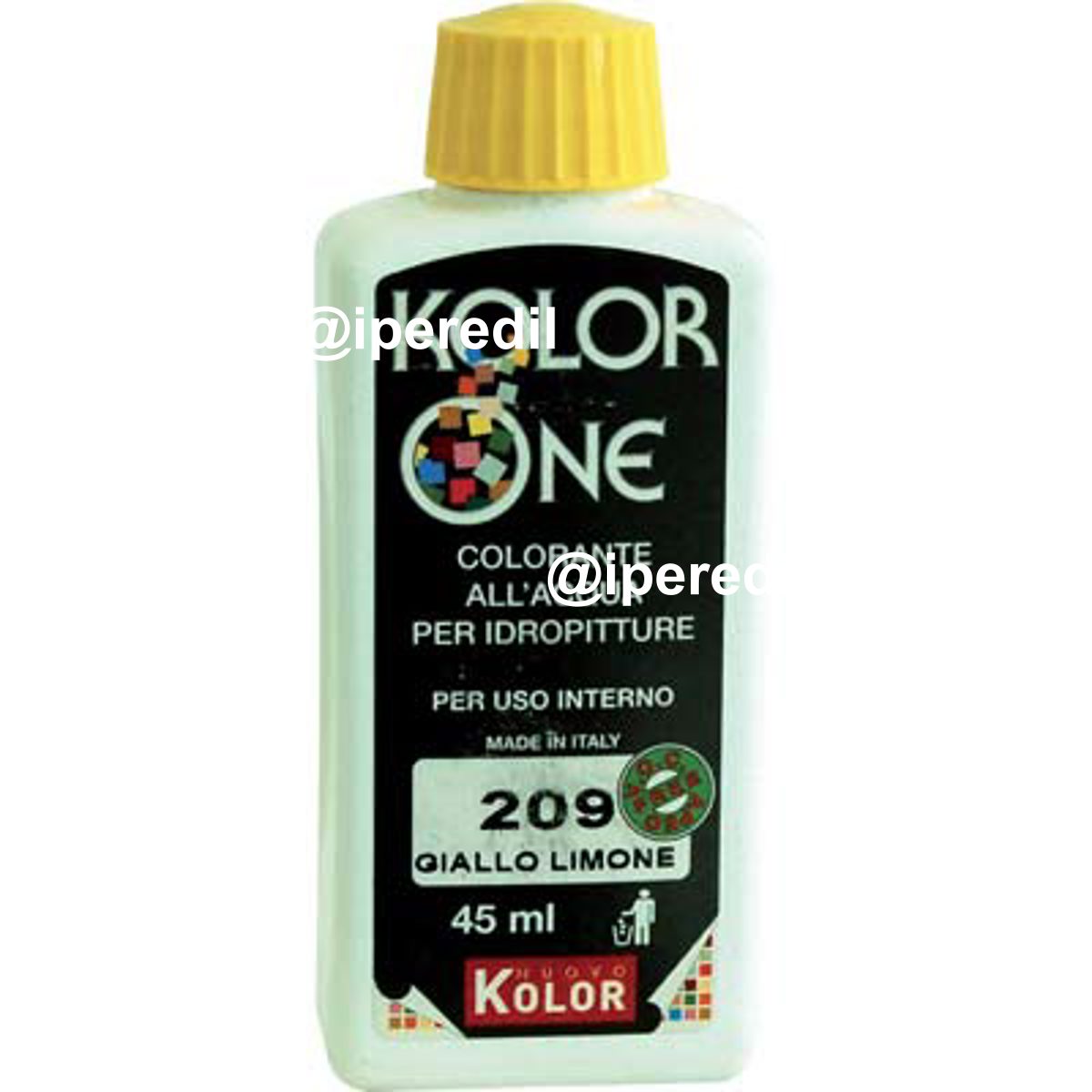 COLORANTE ACQUA KOLORONE 209 GIALLO LIMONE ML 45